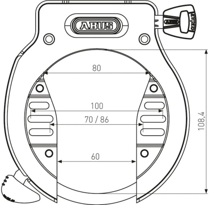 ABUS RING LOCK PRO AMPARO 4650 S R ART2 BLACK - Image 3