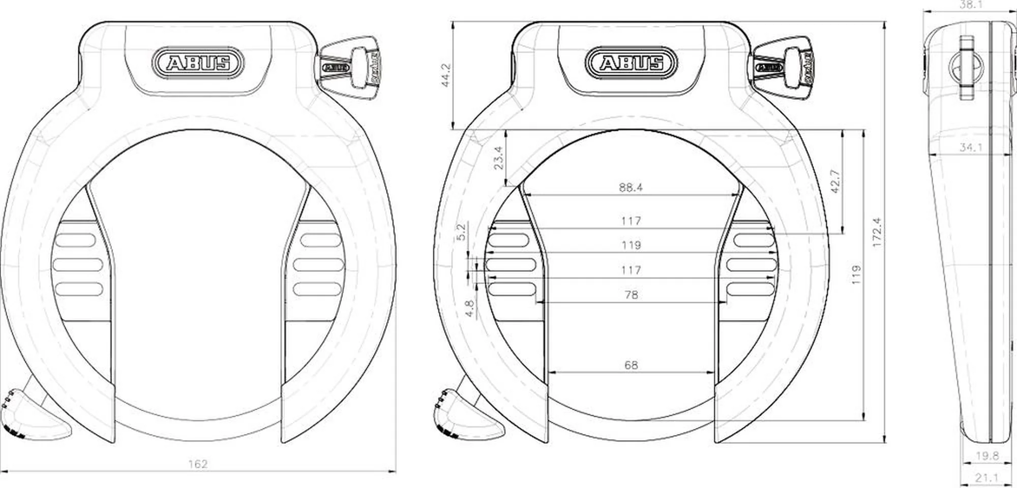 ABUS RING LOCK PRO AMPARO 4750 X R ART2 BLACK - Image 4