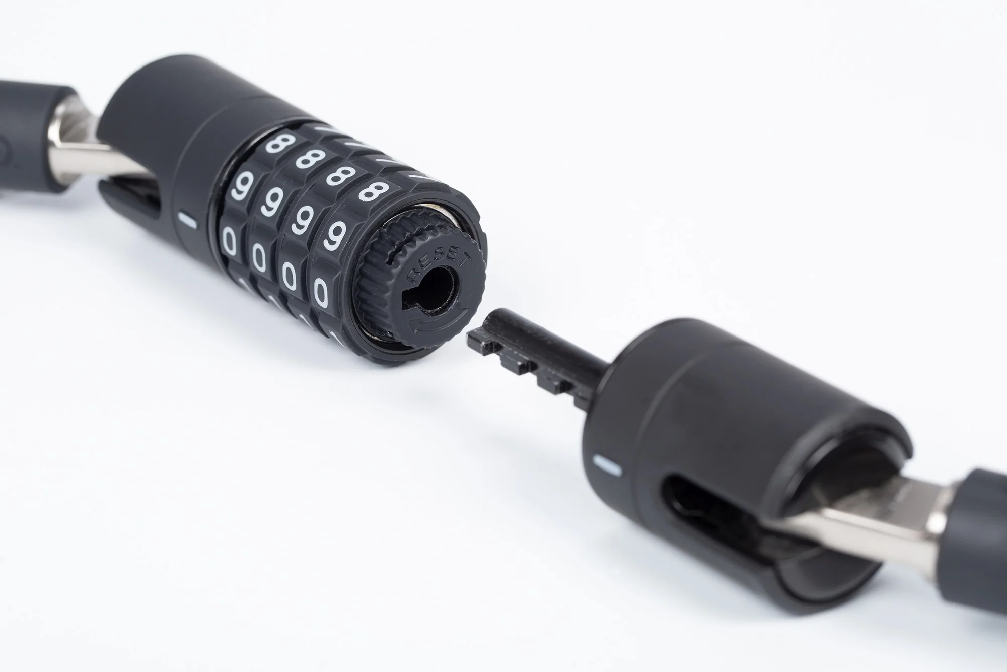 ACID Cable Combination Lock Corvid C65 Black - Image 2