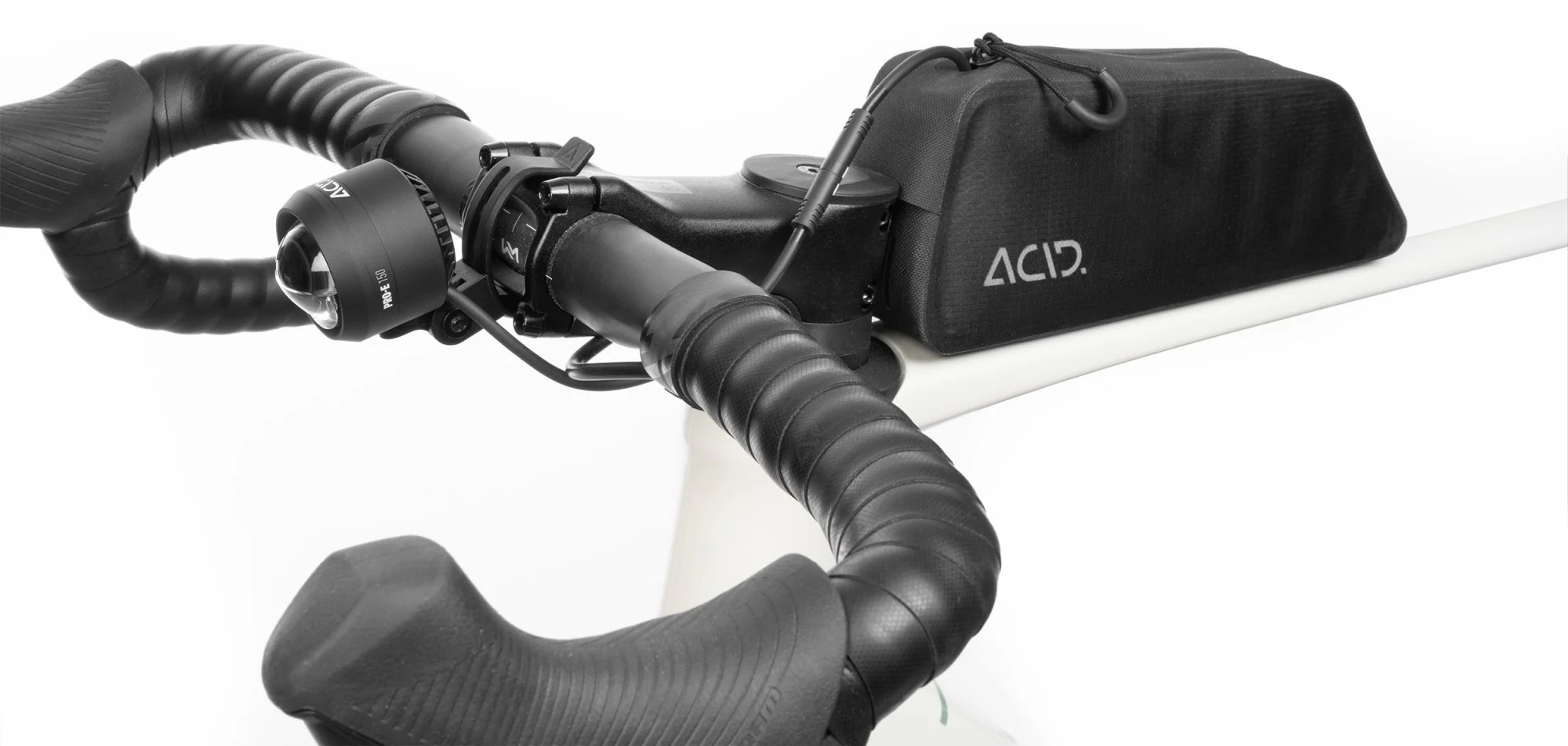 ACID E-BIKE KOPLAMP PRO-E 150 + POWERBANK GRIJS - Image 5