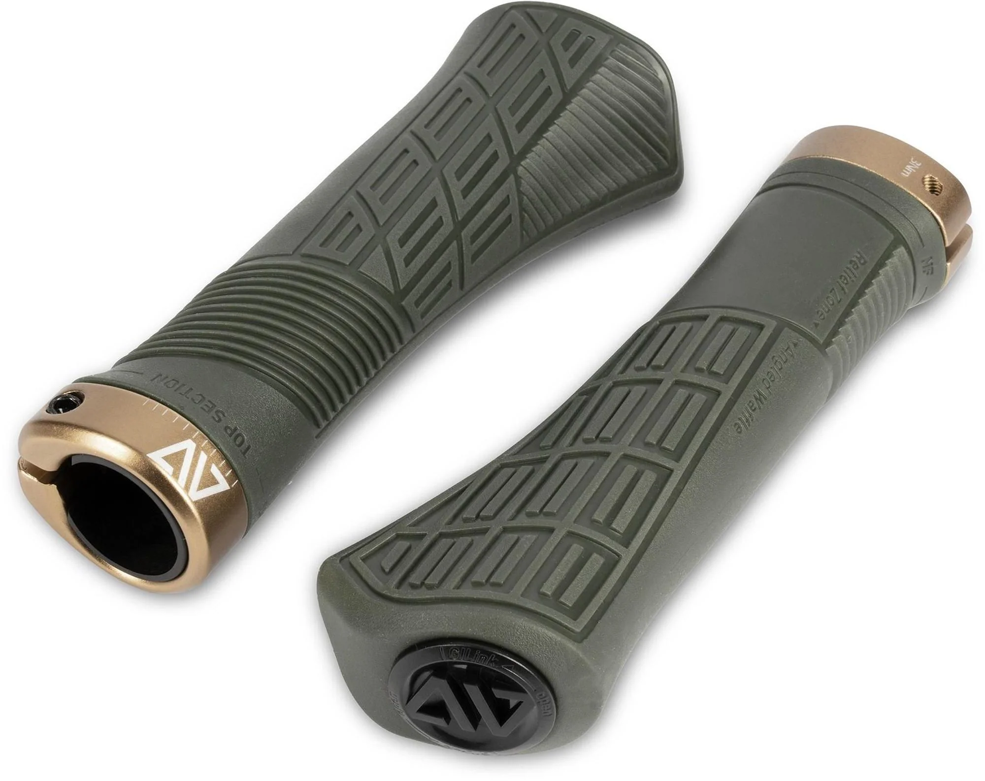 ACID GRIPS HYBRID PERFORM TRAIL MOTION OLIVE - Image 3