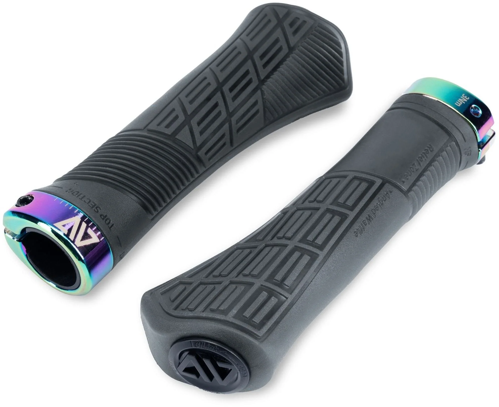 ACID GRIPS HYBRID PERFORM TRANSLUCENT BLACK / OILSLICK - Image 3