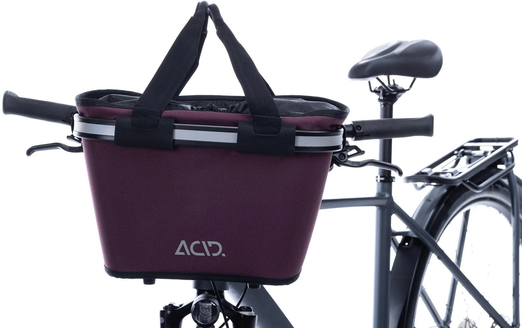 ACID Handlebar Basket City 15 Filink Red - Image 2