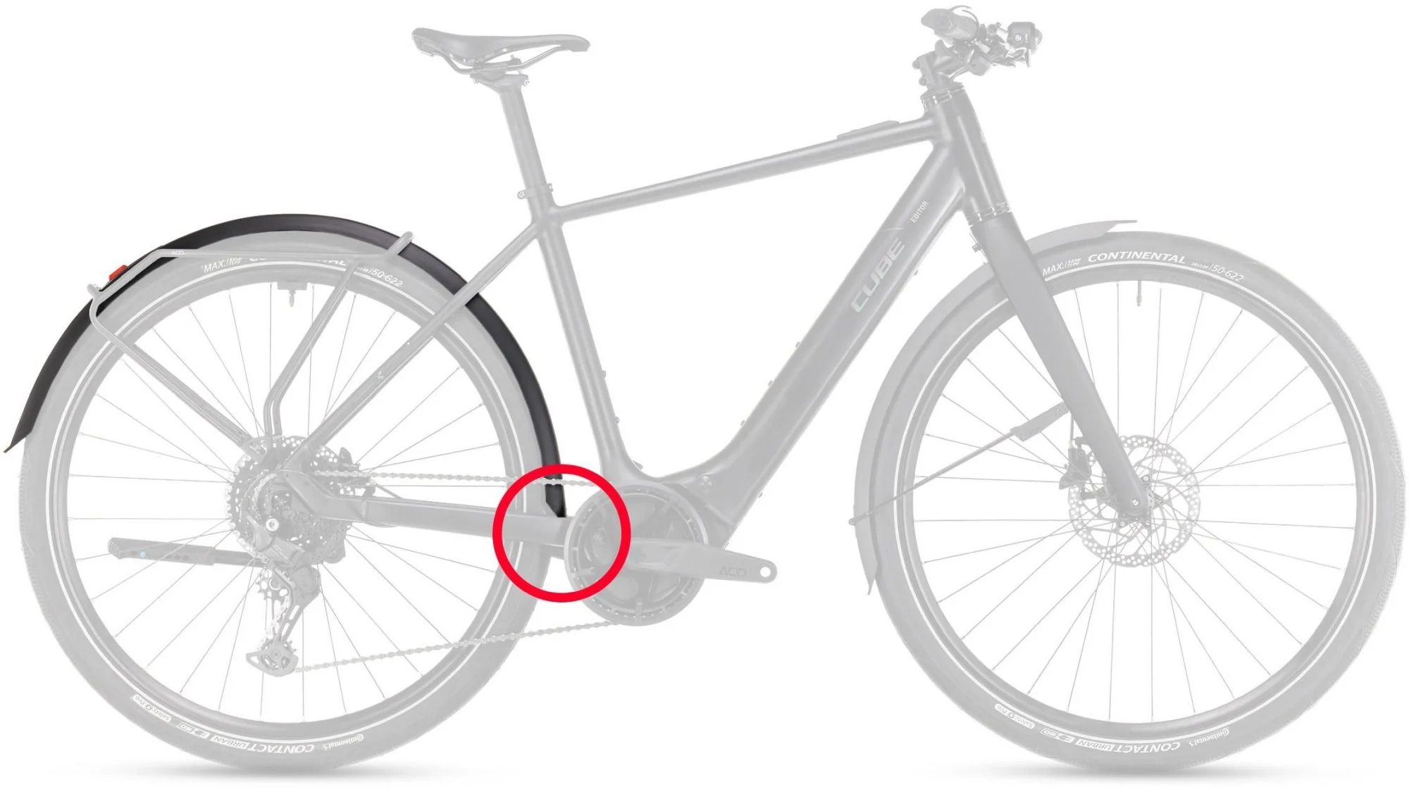 ACID MUDGUARD EDITOR HYBRID 60 28'' BB MOUNT 2.0 - Image 6