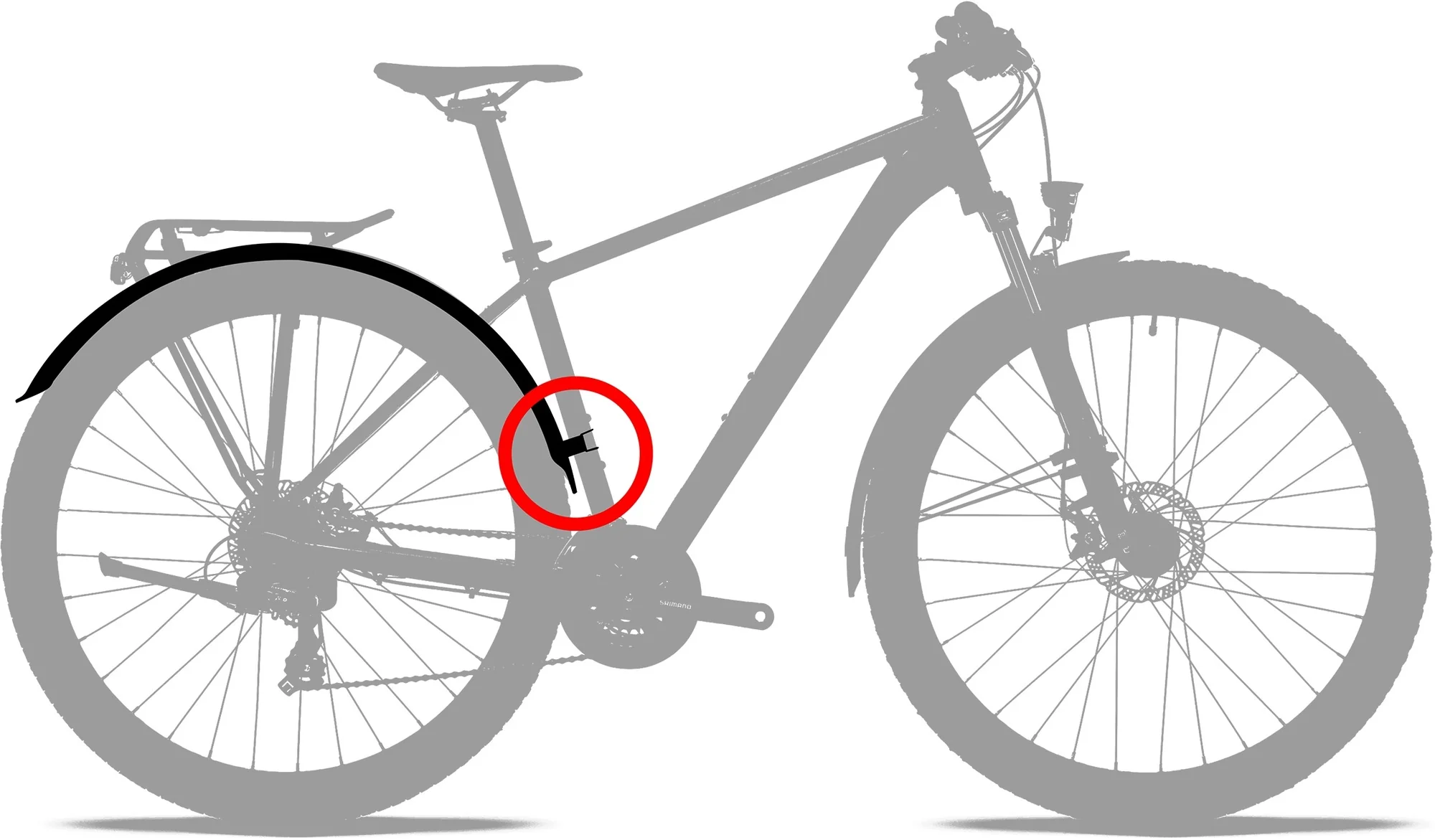 ACID Mudguard Set 65 27.5" Black - Image 4