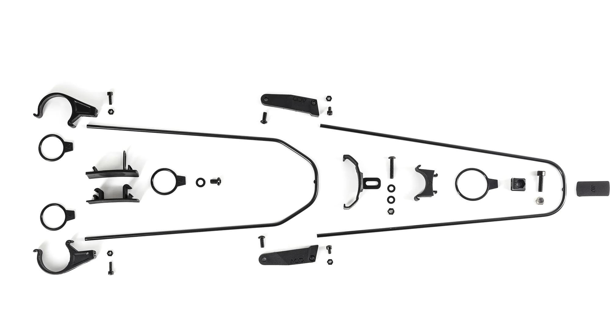 ACID Mudguard Set Mtb 60 27.5/29" Black - Image 5