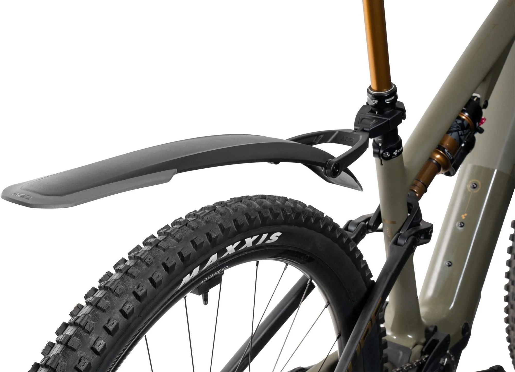 ACID MUDGUARD VANE PRO 27.5-29 INCH CLICK REAR BLACK/GREY - Image 5