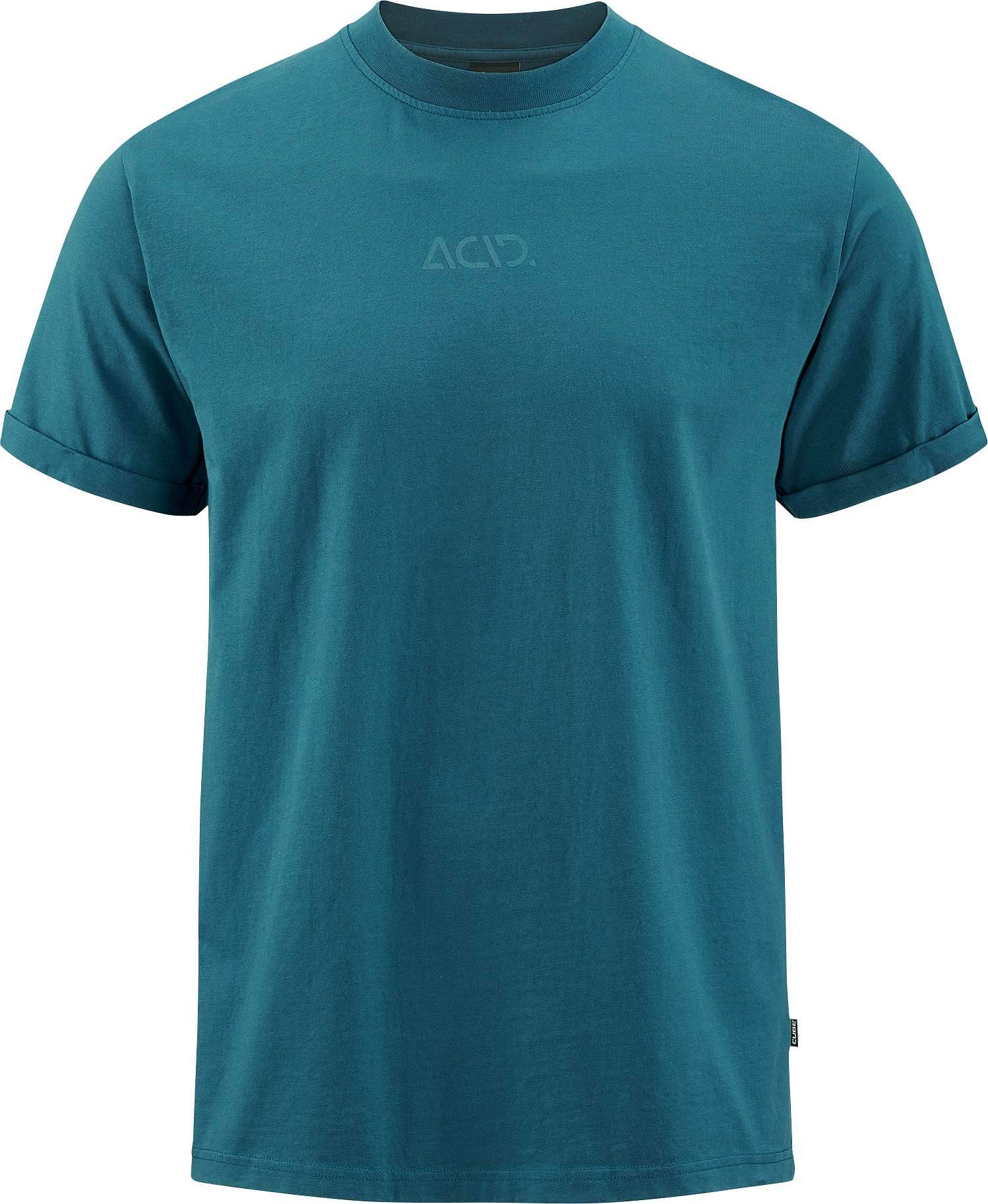 ACID ORGANIC T-SHIRT CLASSIC LOGO BLUE