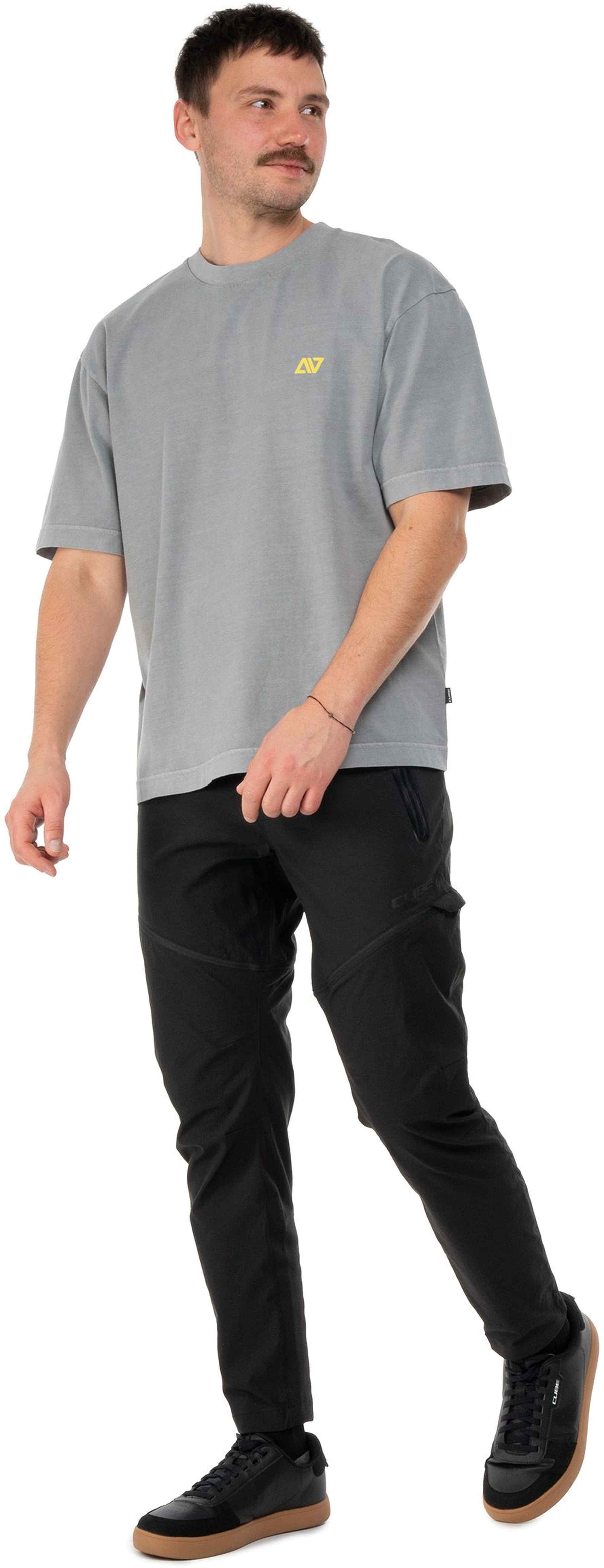 ACID ORGANIC T-SHIRT GTY FIT WASHED GREY - Image 3