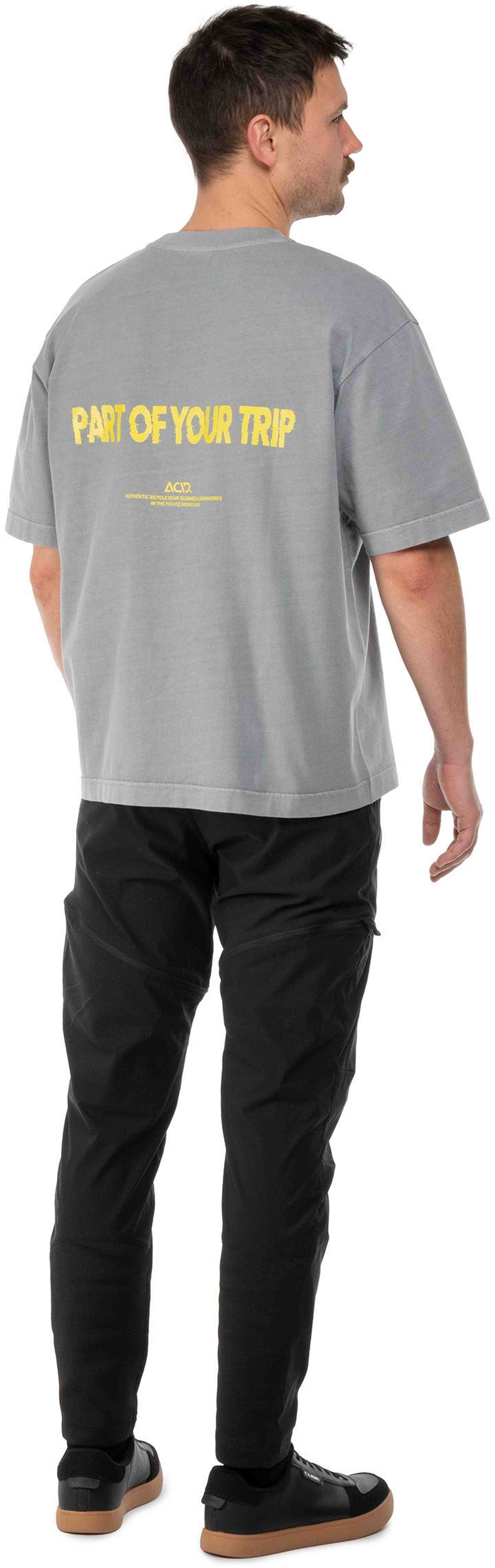 ACID ORGANIC T-SHIRT GTY FIT WASHED GREY - Image 4