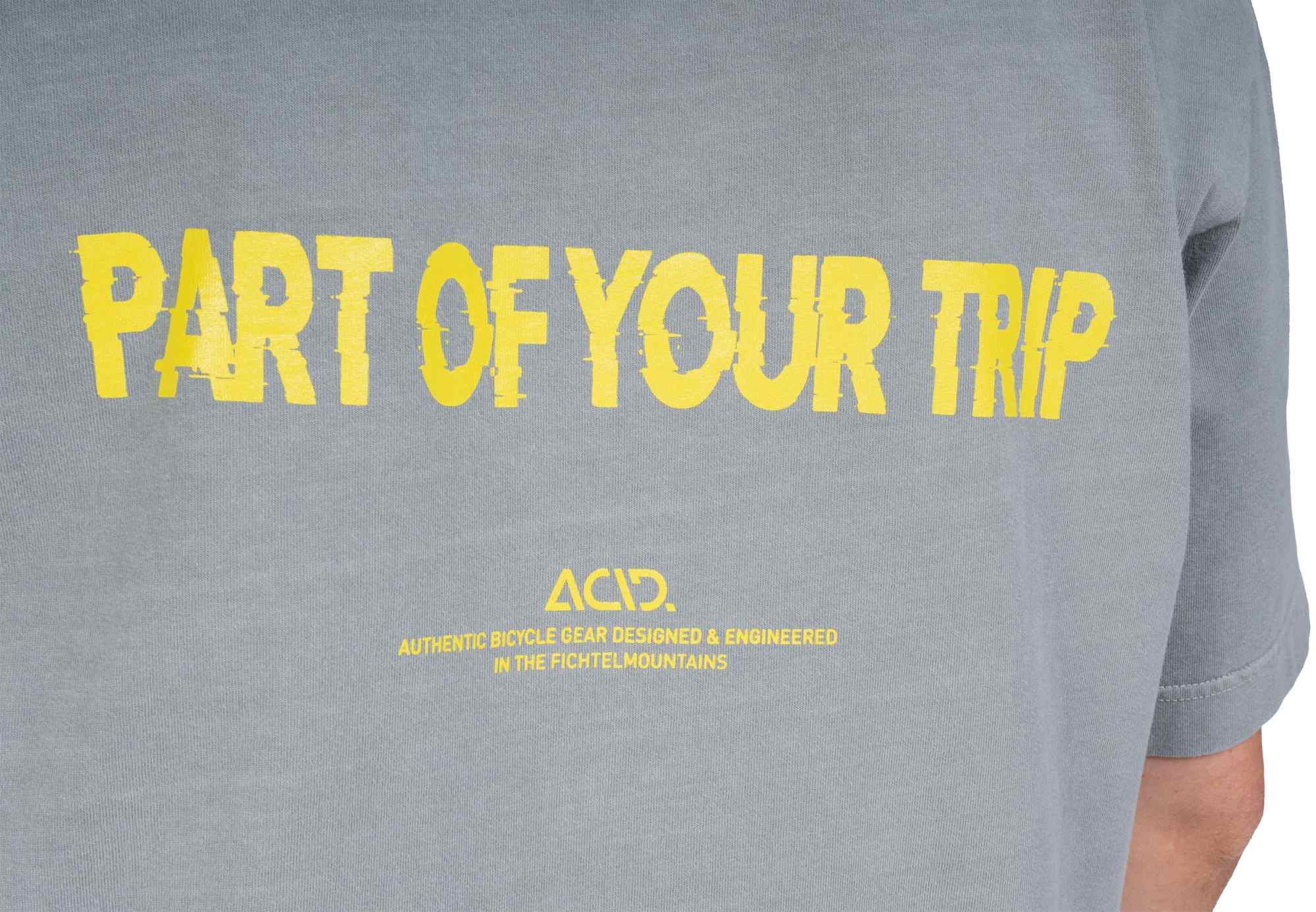 ACID ORGANIC T-SHIRT GTY FIT WASHED GREY - Image 6
