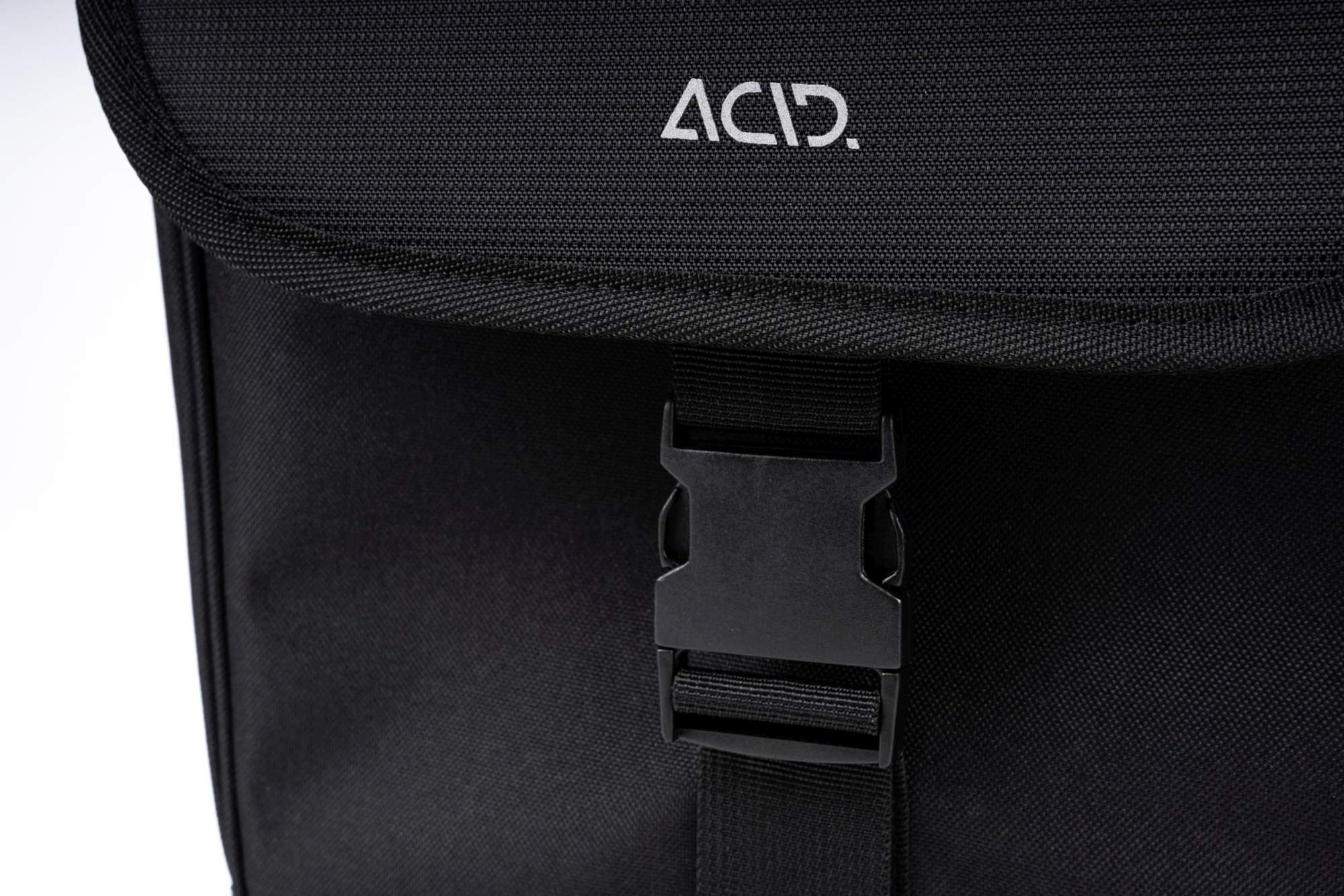 Acid Pannier Bag City 15 Classic Double Black - Image 7