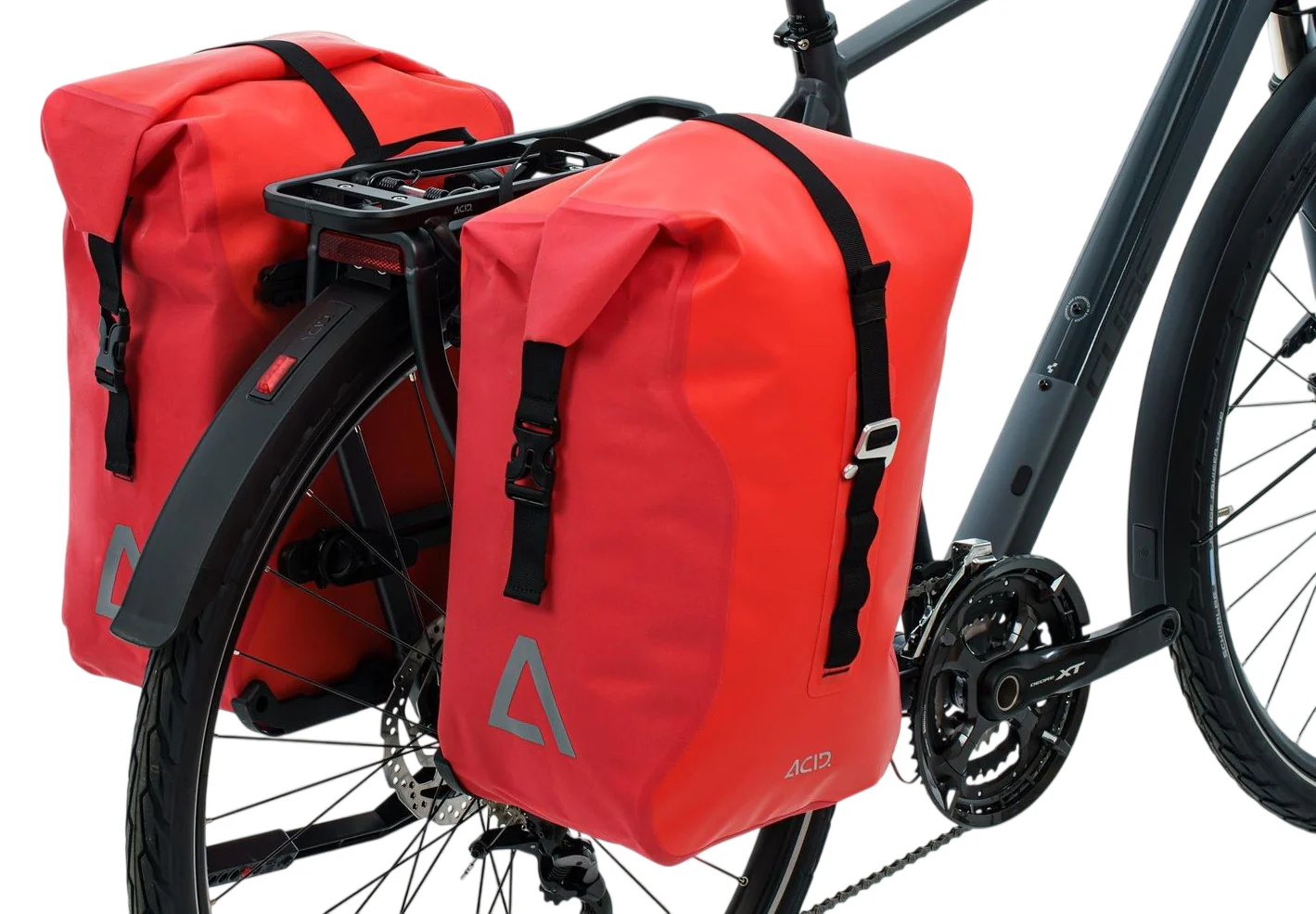 ACID Panniers Travlr Pro 20/2 Flame/Black - Image 2