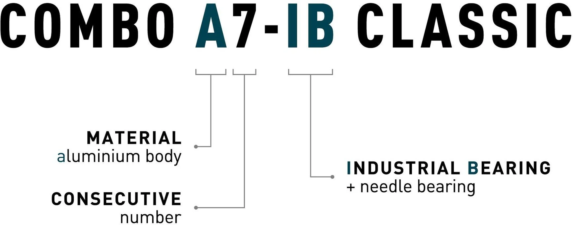 ACID PEDALS COMBO A7-IB CLASSIC SILVER - Image 7