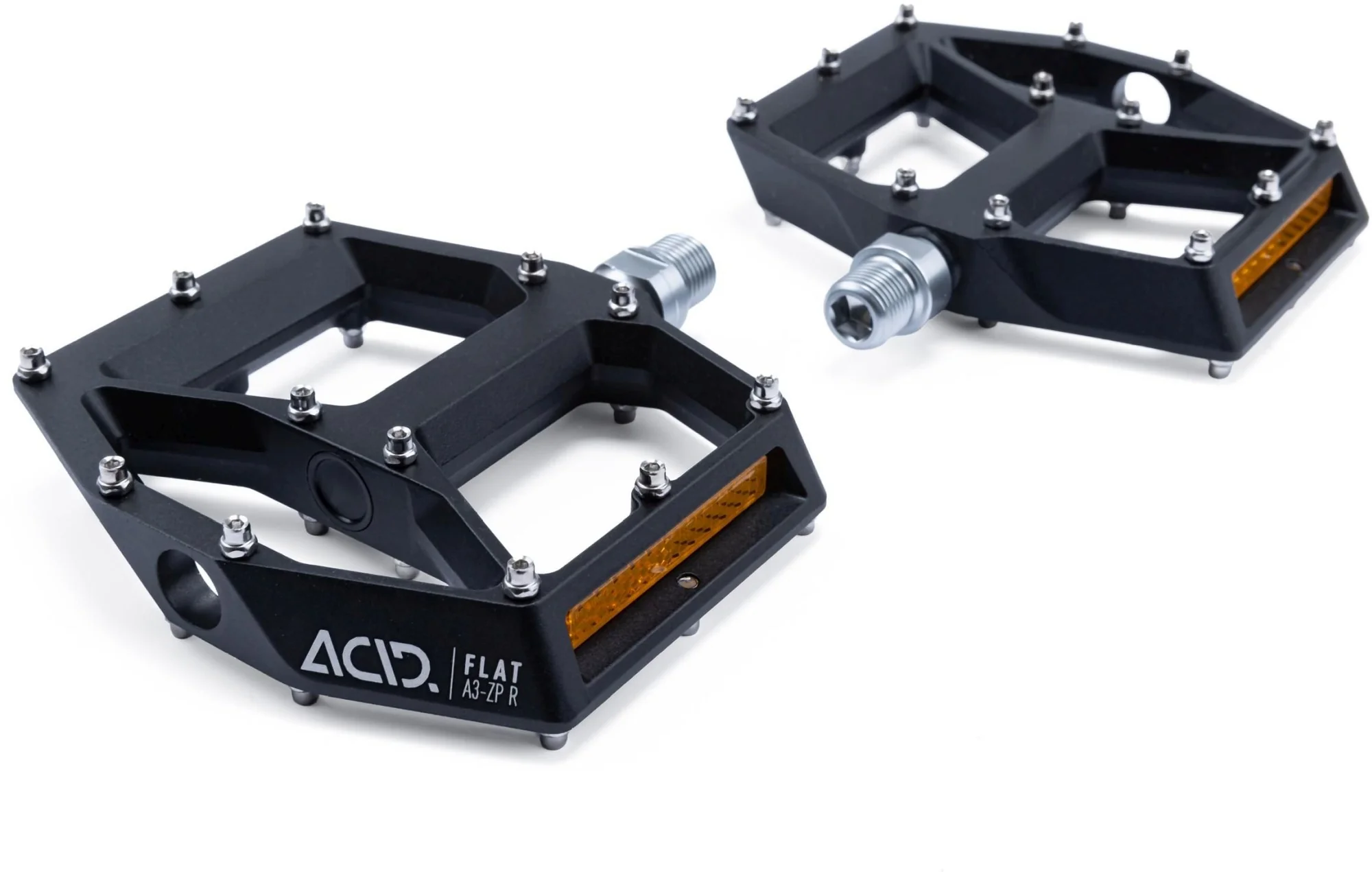 ACID PEDALS FLAT A3-ZP R BLACK - Image 3