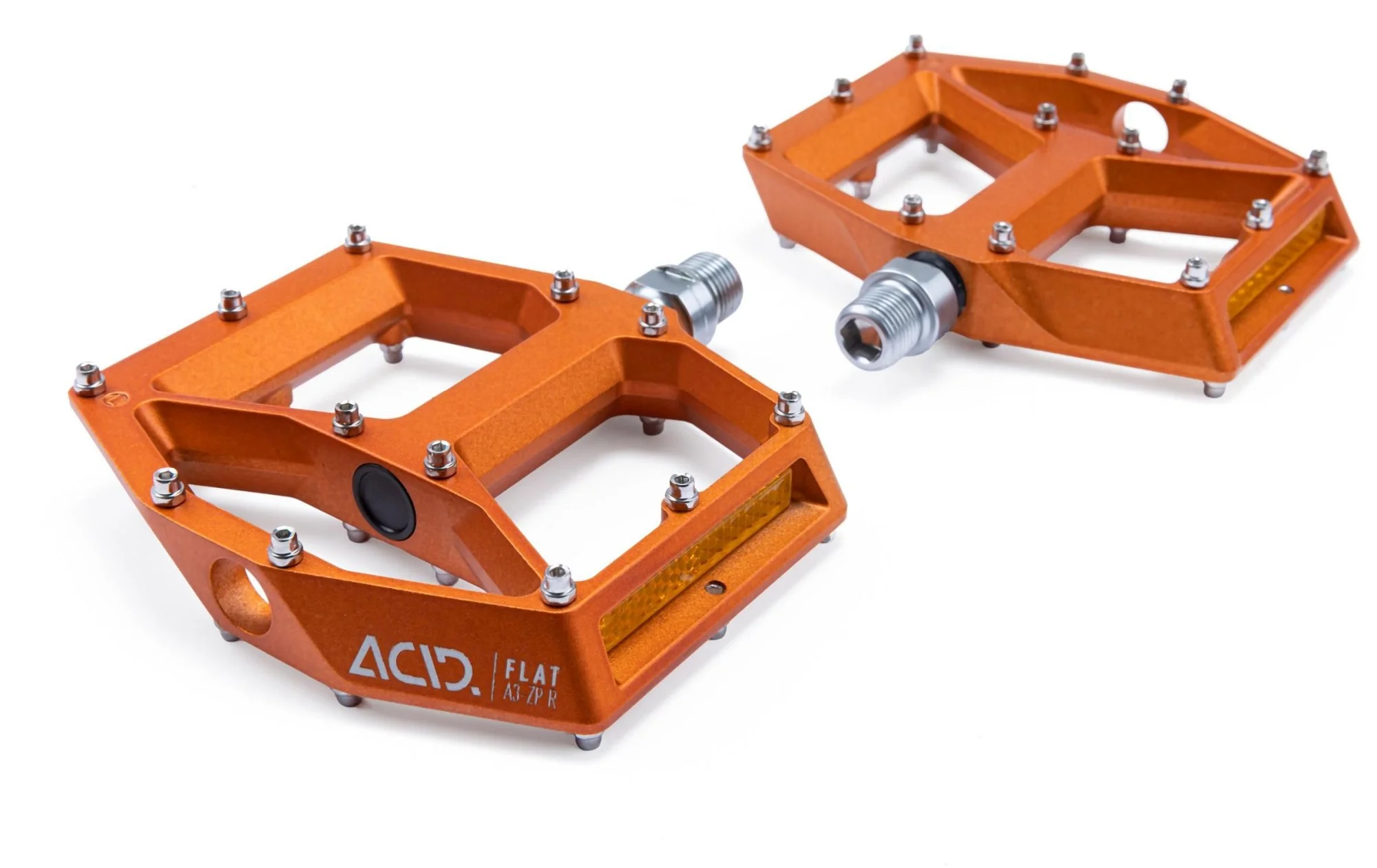 ACID PEDALS FLAT A3-ZP R ORANGE - Image 3
