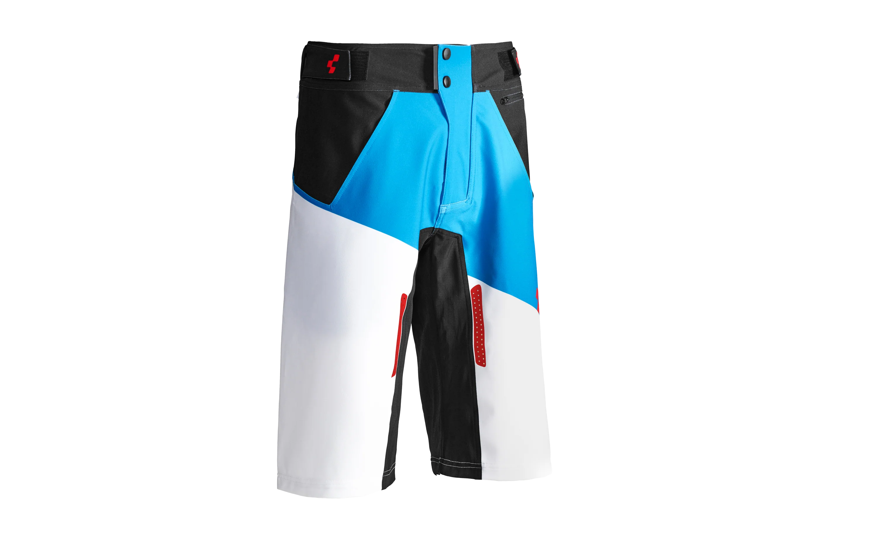 CUBE Action Shorts Pilot White/Blue/Red