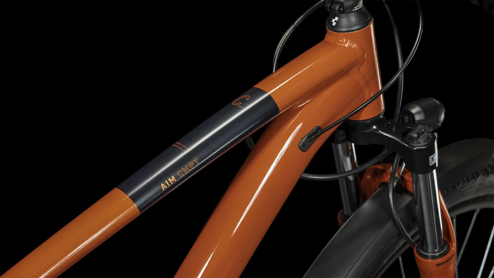 CUBE AIM ALLROAD BRICKRED/BLACK - Image 2