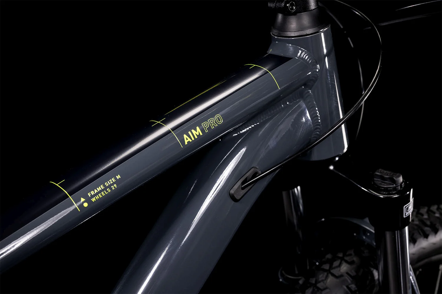 CUBE Aim Pro Grey/Flashyellow 2022 - Image 2
