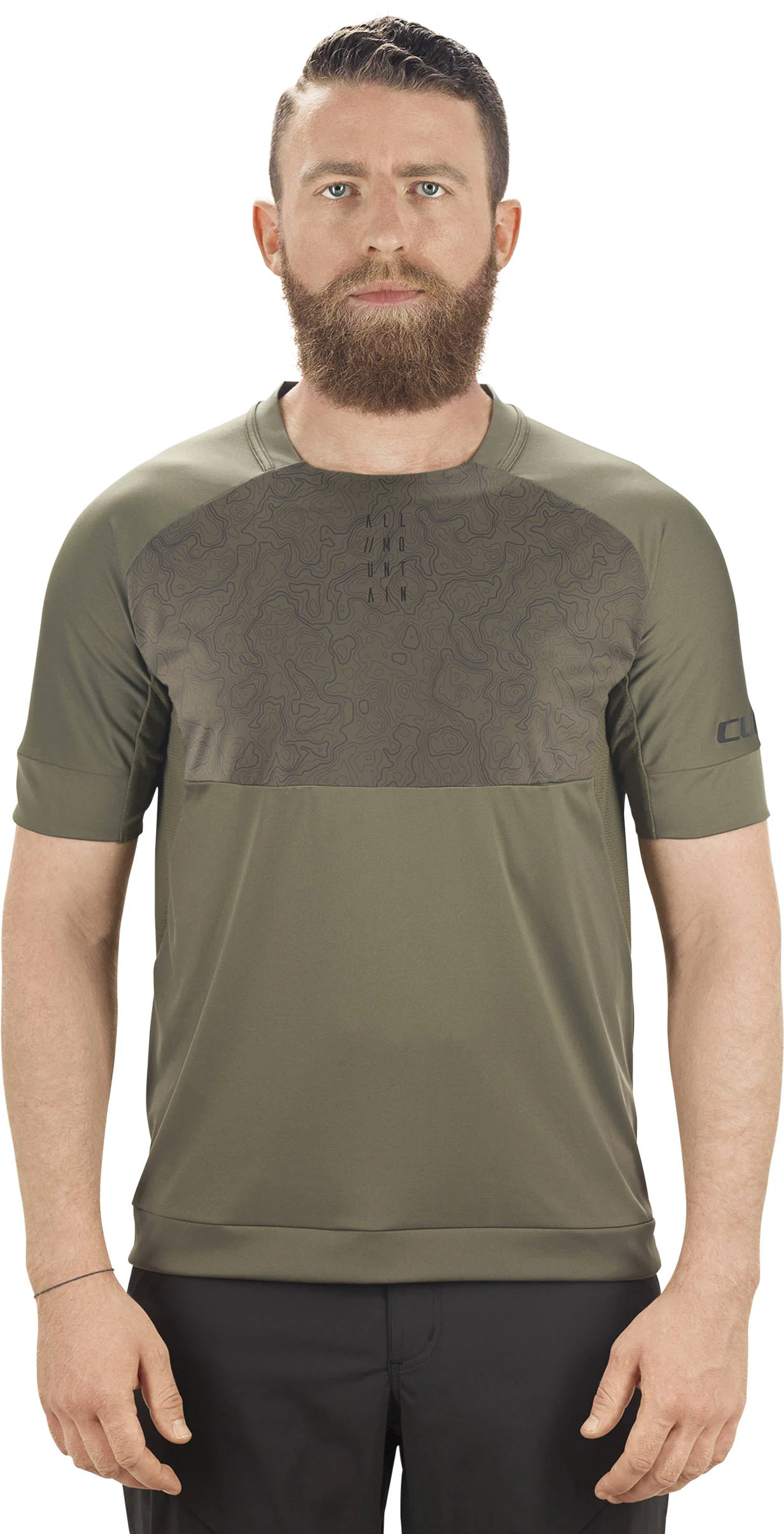 CUBE Am Round-Neck Jersey S/S Olive