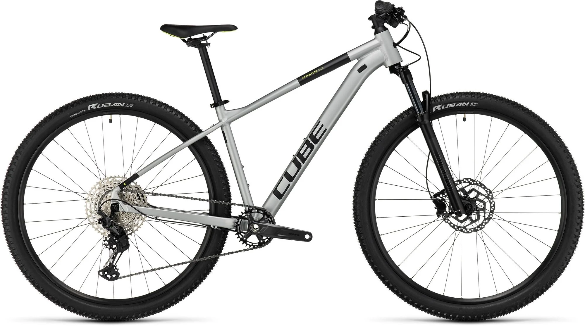 CUBE ATTENTION SLX SILVERGREY/LIME
