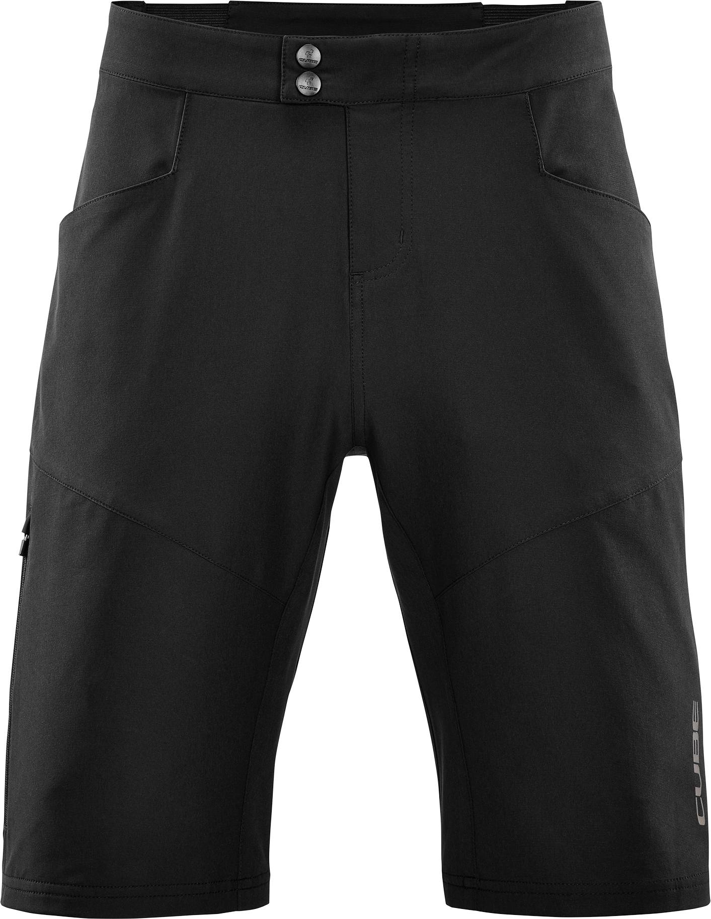 CUBE Atx Baggy Shorts Cmpt Incl. Liner Shorts Blk - Image 5