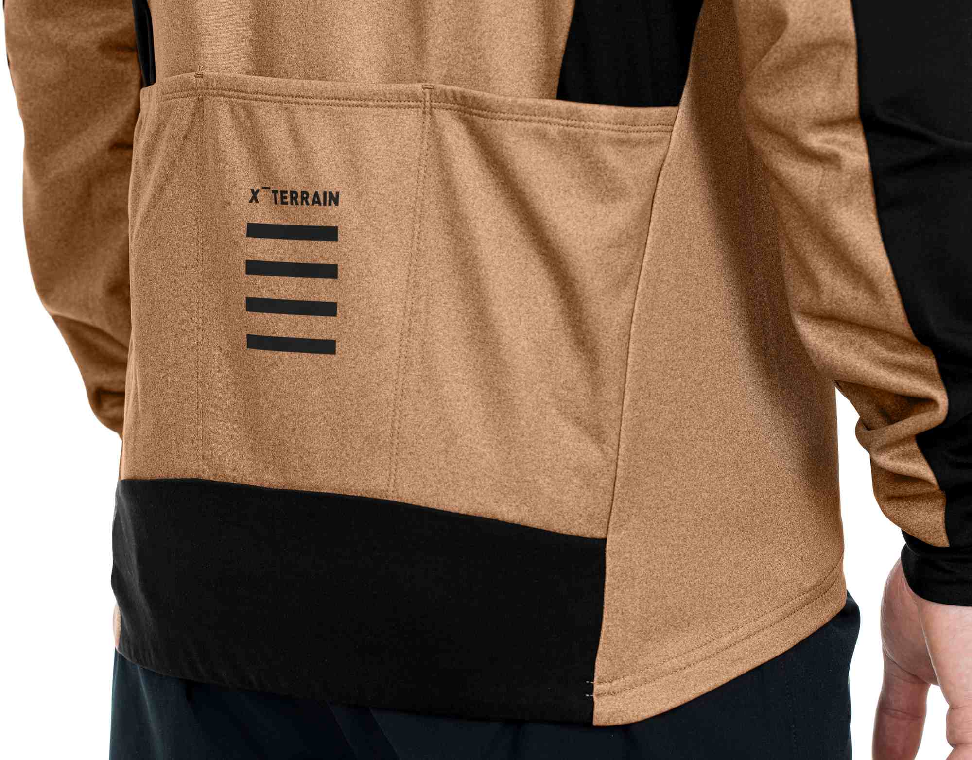 CUBE ATX FULL ZIP JERSEY CMPT L/S BROWN/BLACK - Image 3