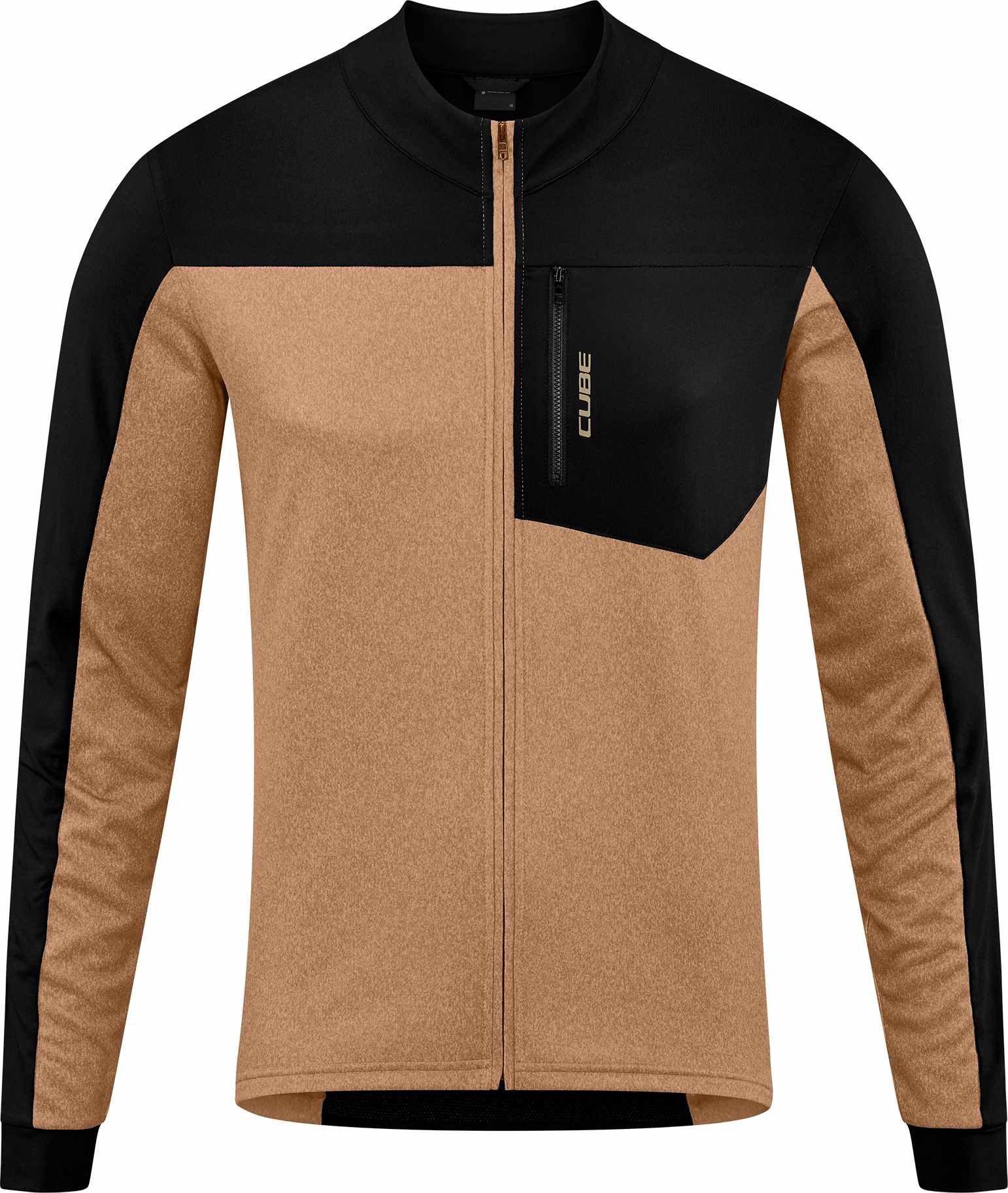 CUBE ATX FULL ZIP JERSEY CMPT L/S BROWN/BLACK - Image 5