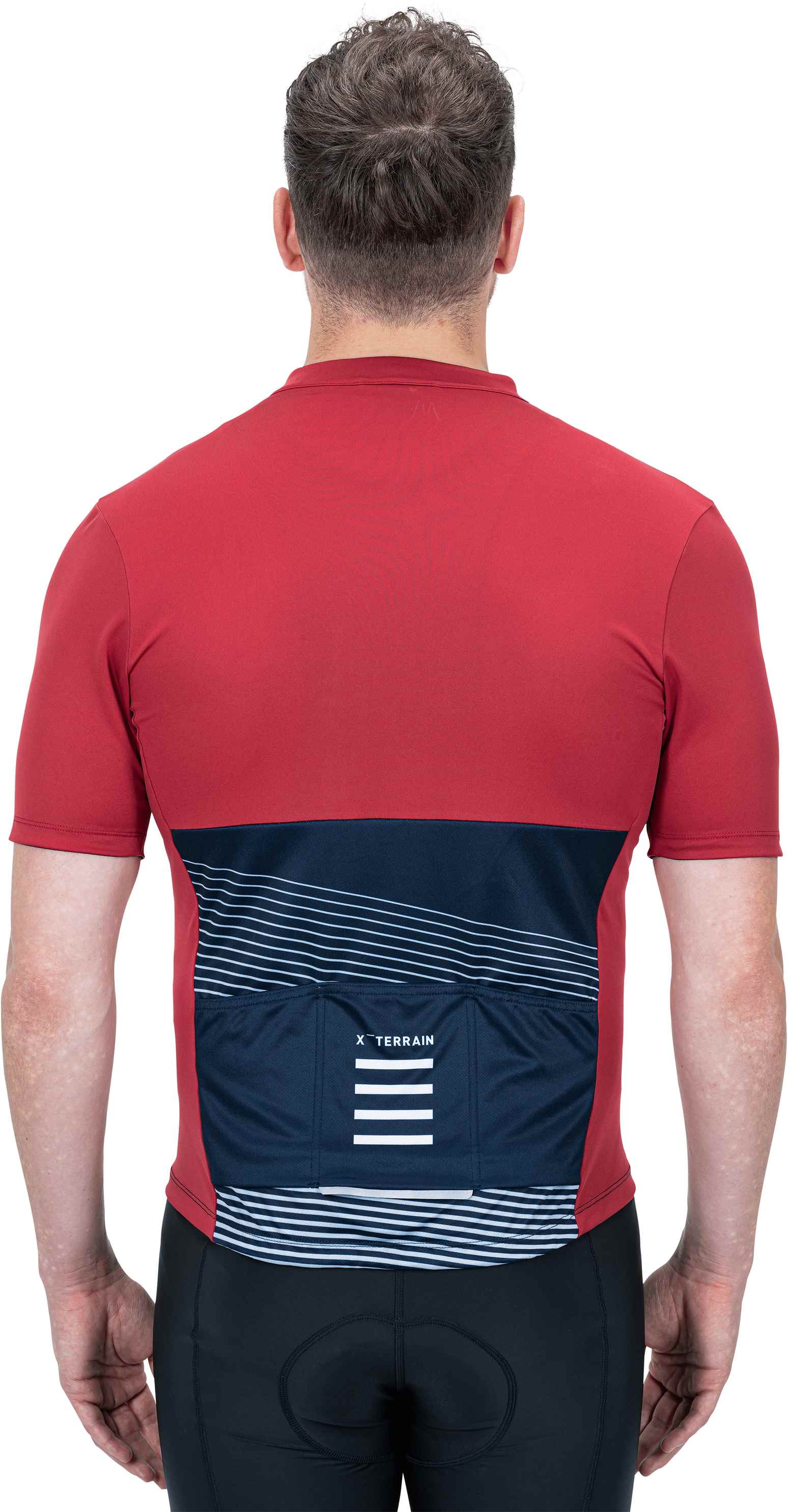 CUBE Atx Jersey Full Zip S/S Red - Image 2