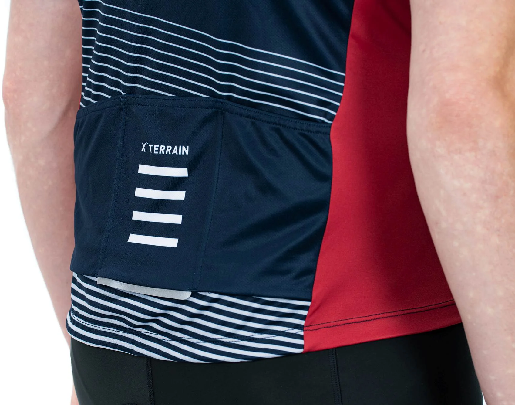 CUBE Atx Jersey Full Zip S/S Red - Image 4