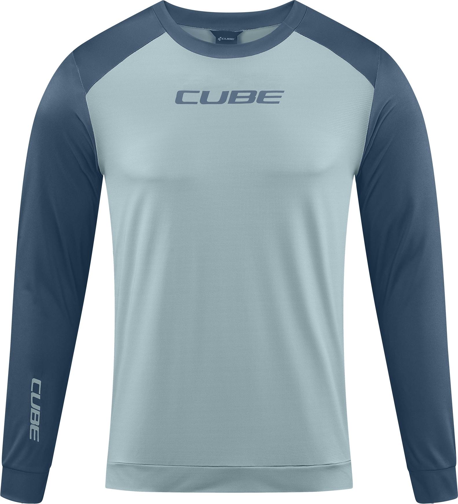 CUBE Atx Round Neck Jersey L/S Grey/Anthracite - Image 5