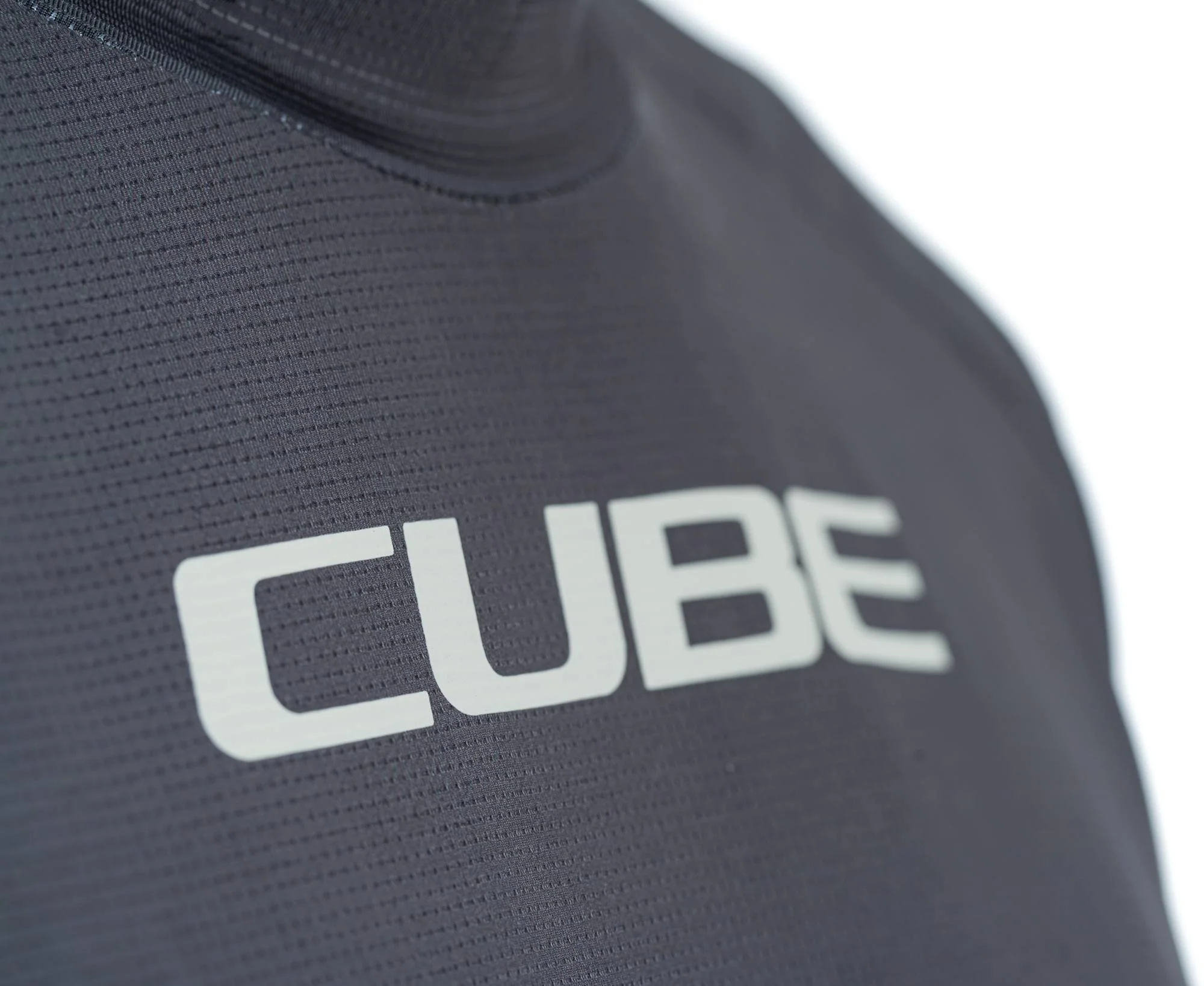 CUBE Atx Round Neck Jersey S/S Dark Grey - Image 3