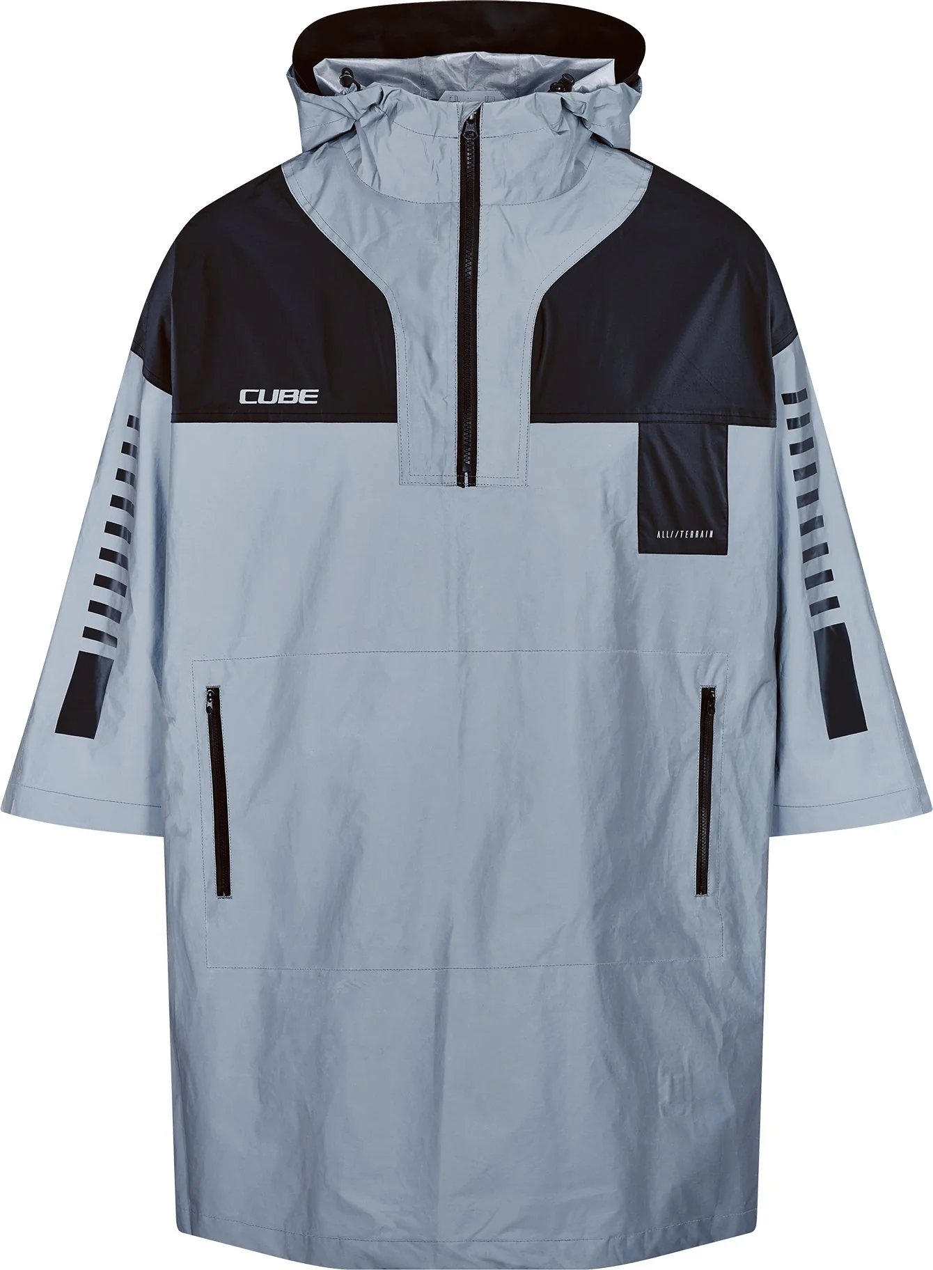CUBE Atx Utility Poncho Safety Silver/Grey - Image 7