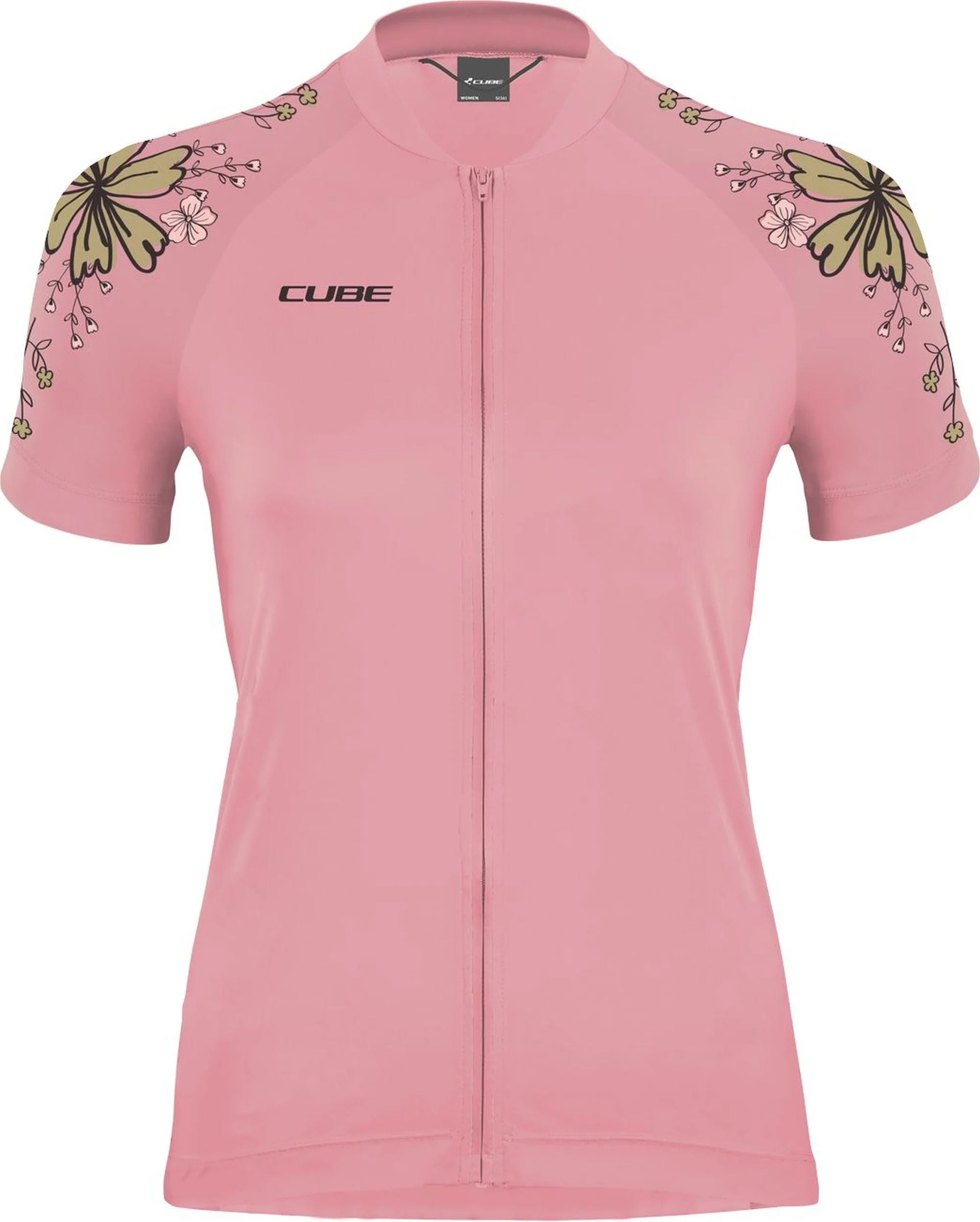 CUBE Atx WS Jersey Full Zip Cmpt S/S Coral