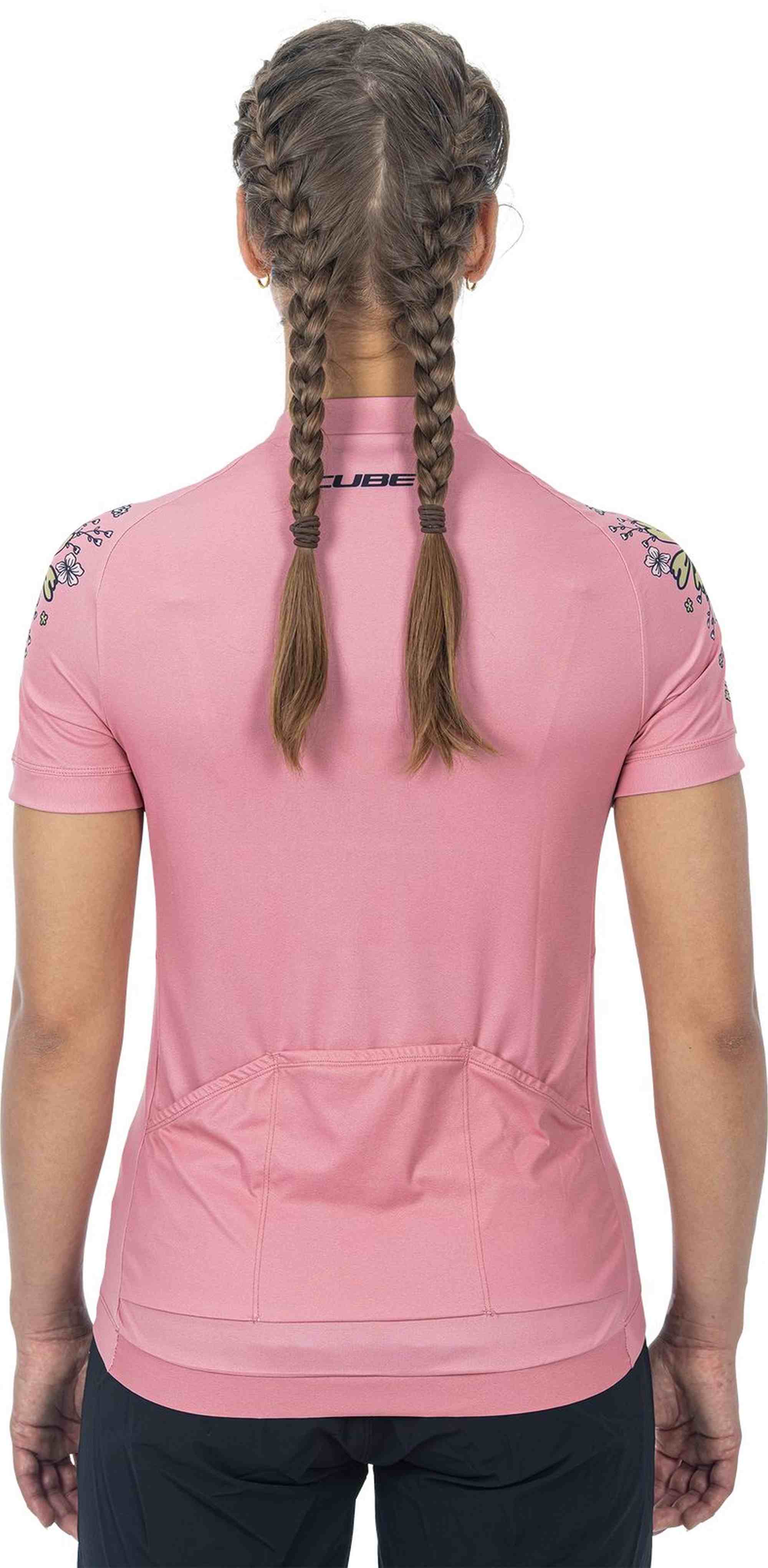 CUBE Atx WS Jersey Full Zip Cmpt S/S Coral - Image 3