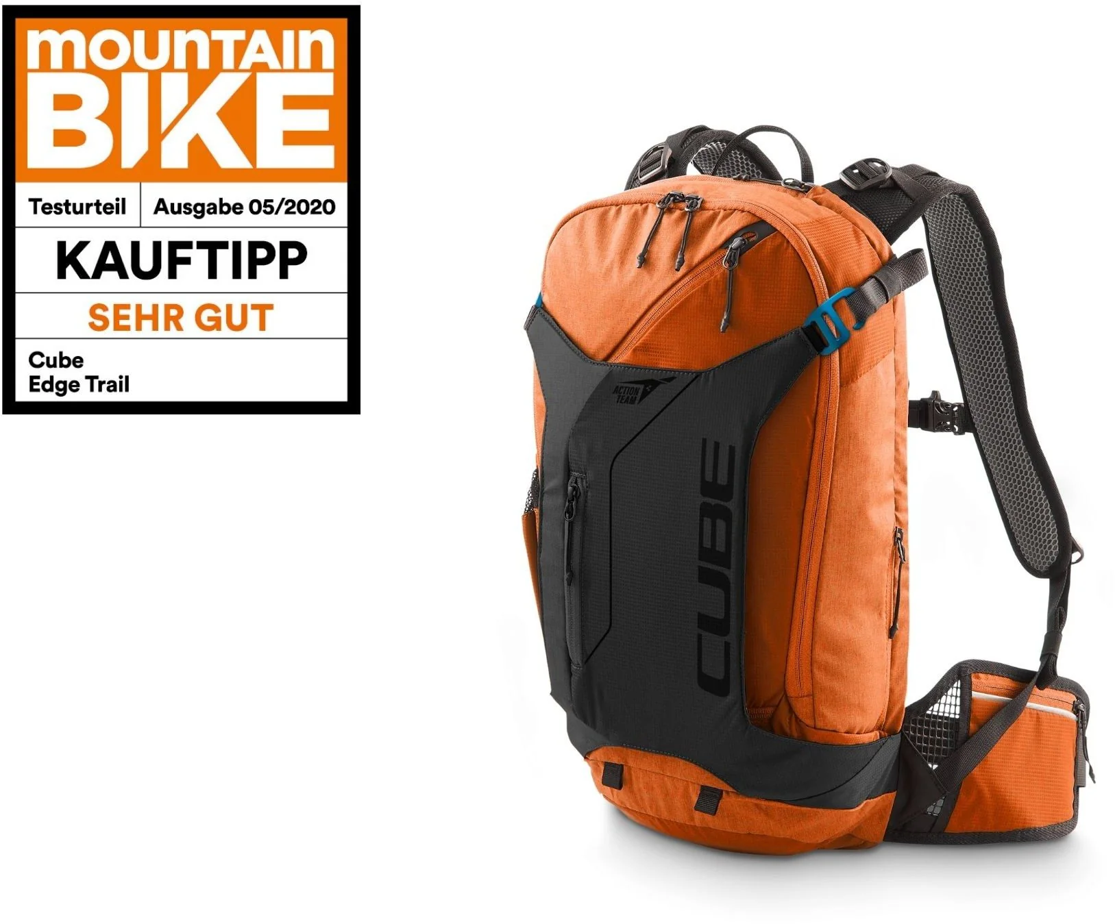 CUBE Backpack Edge Trail Red - Image 6