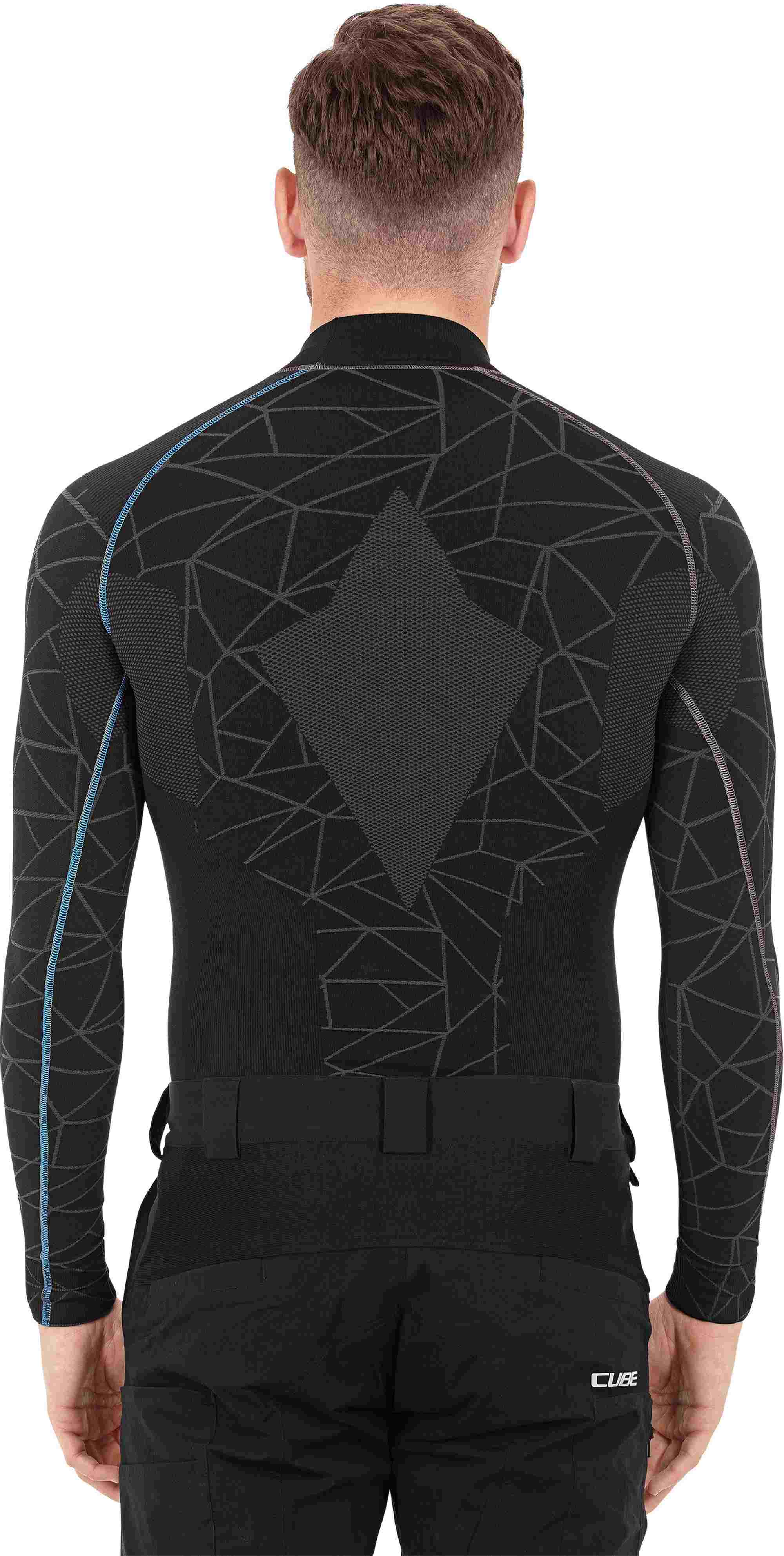 CUBE Baselayer Race Be Warm L/S Black - Image 2