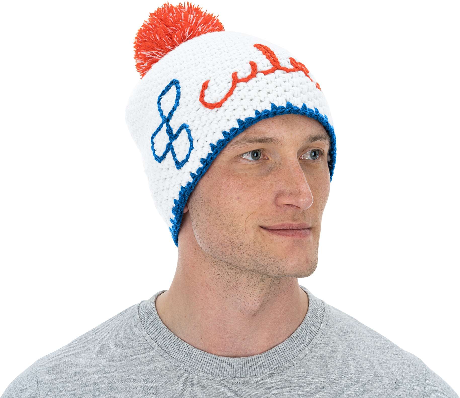 CUBE Beanie Bobble Origin White/Red/Blue - Image 2