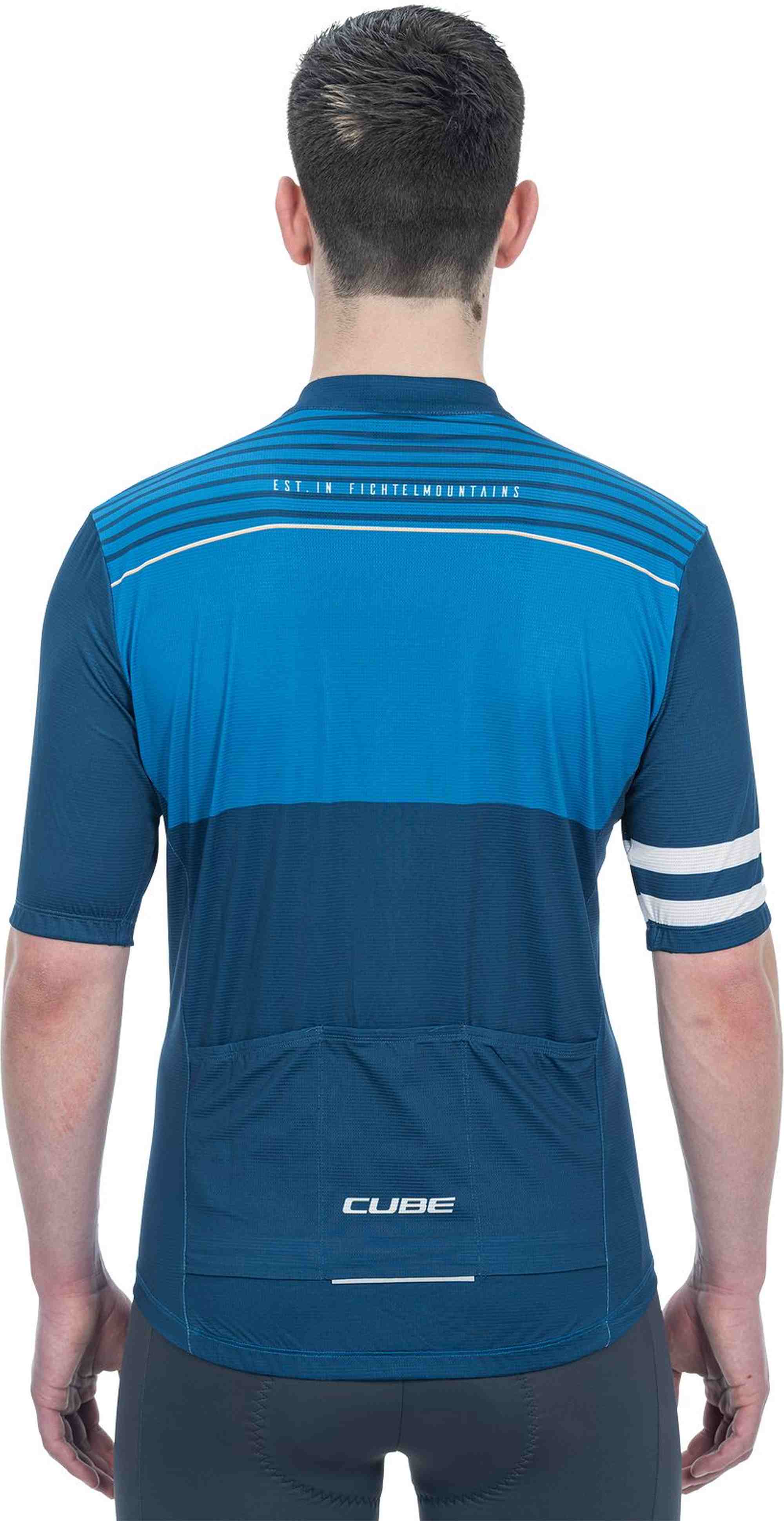 CUBE BLACKLINE JERSEY CMPT S/S BLUE - Image 2
