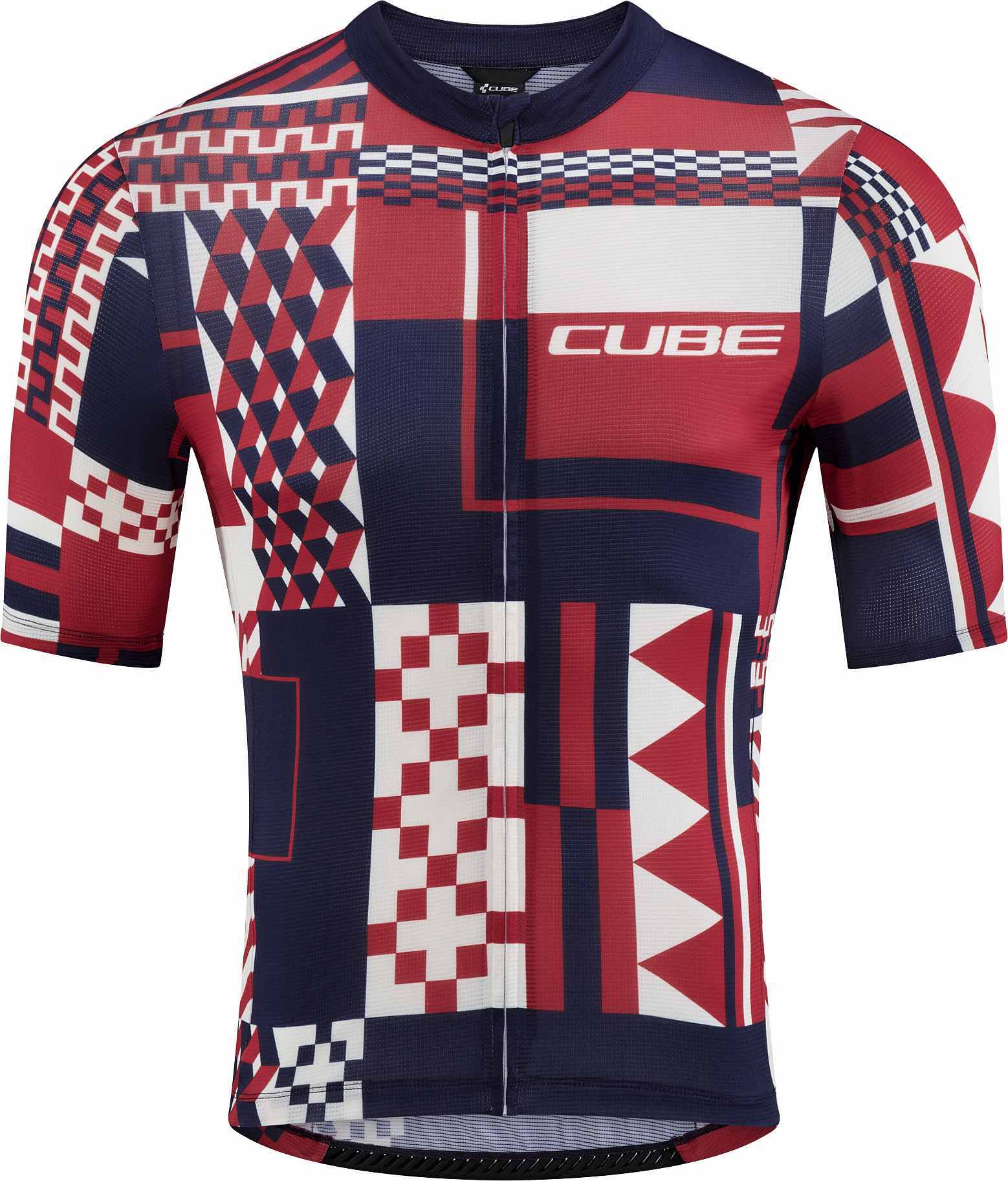 CUBE BLACKLINE JERSEY CMPT S/S BLUE/RED/BEIGE - Image 5
