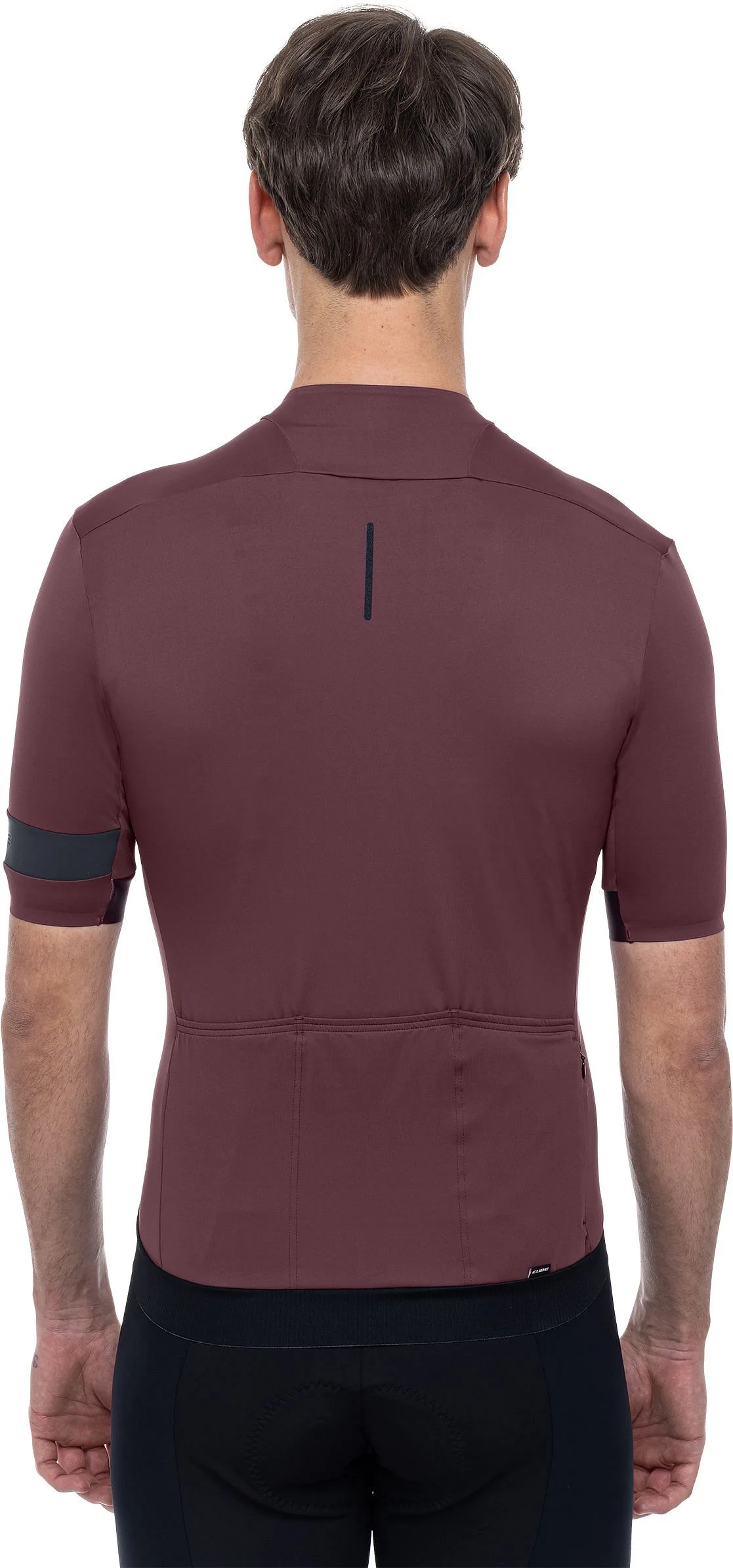 Cube Blackline Jersey S/S Dark Red - Image 2