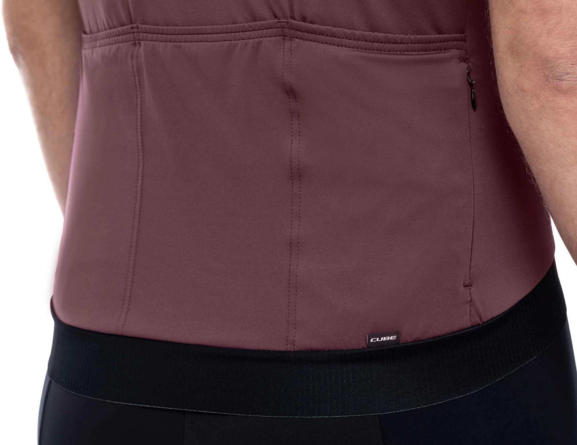 Cube Blackline Jersey S/S Dark Red - Image 3