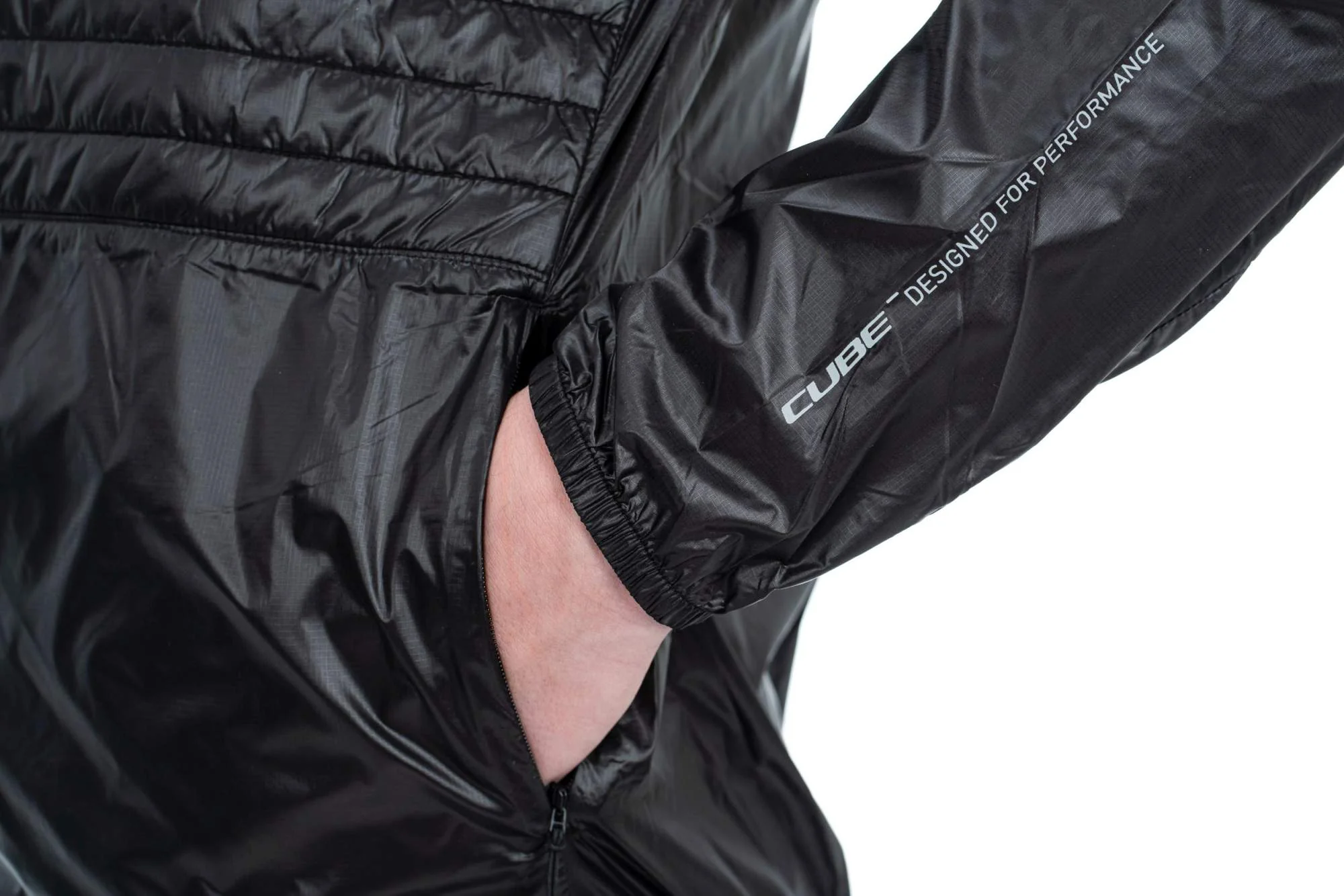 CUBE Blackline Light Iso Jacket Black - Image 4