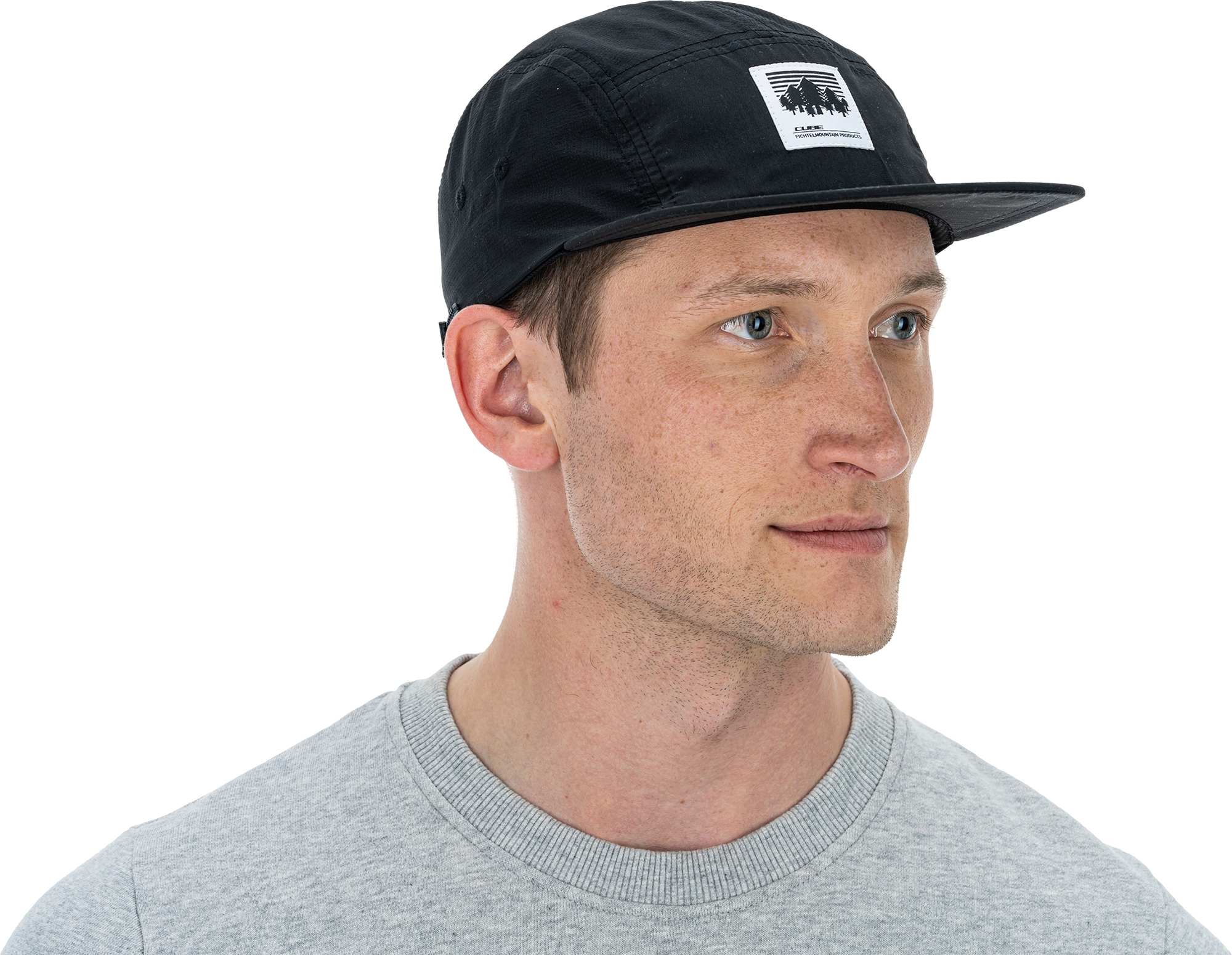 CUBE Cap 5 Panel Black - Image 2