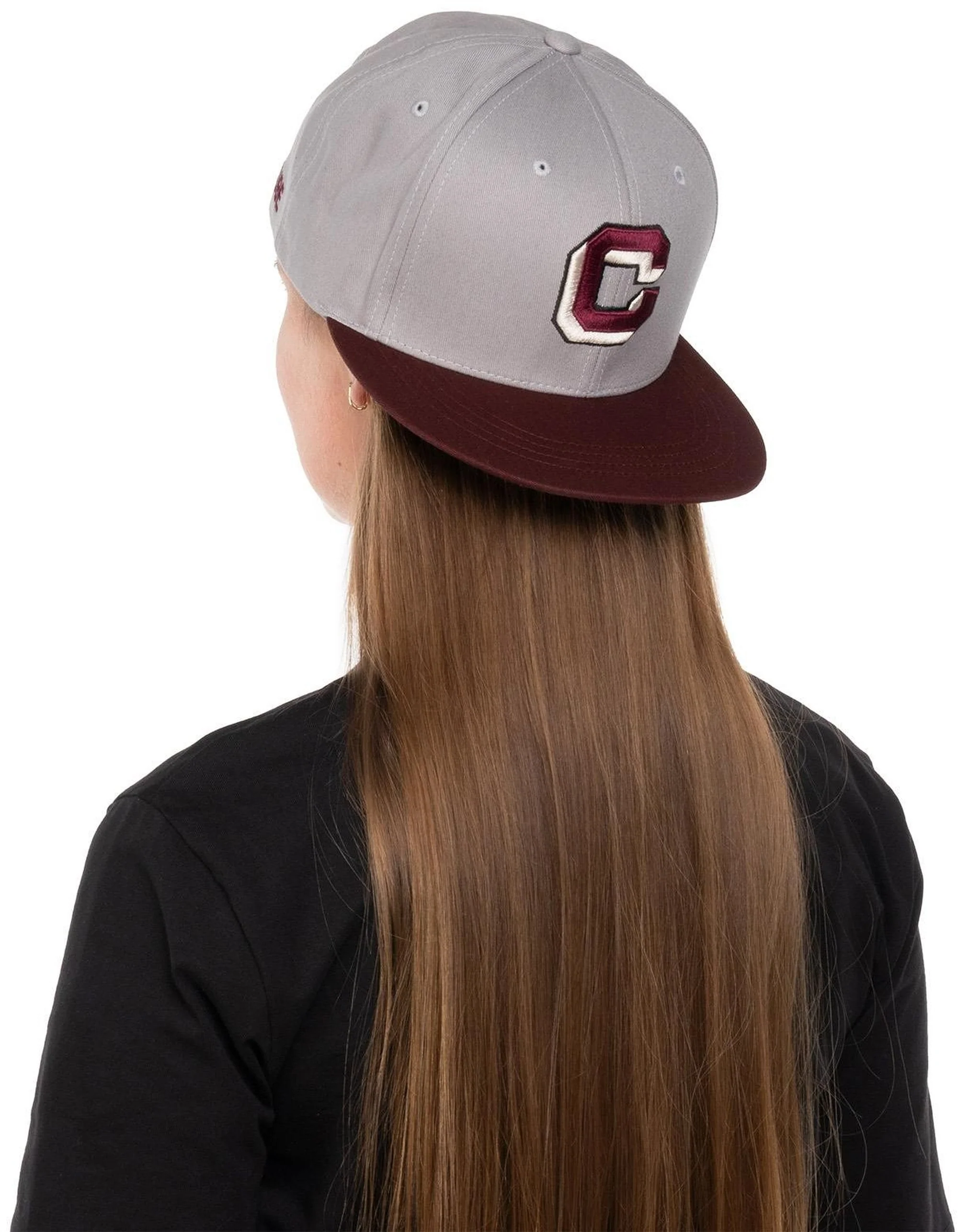 CUBE CAP THE EMBOSSED C GREY/BORDEAUX - Image 8