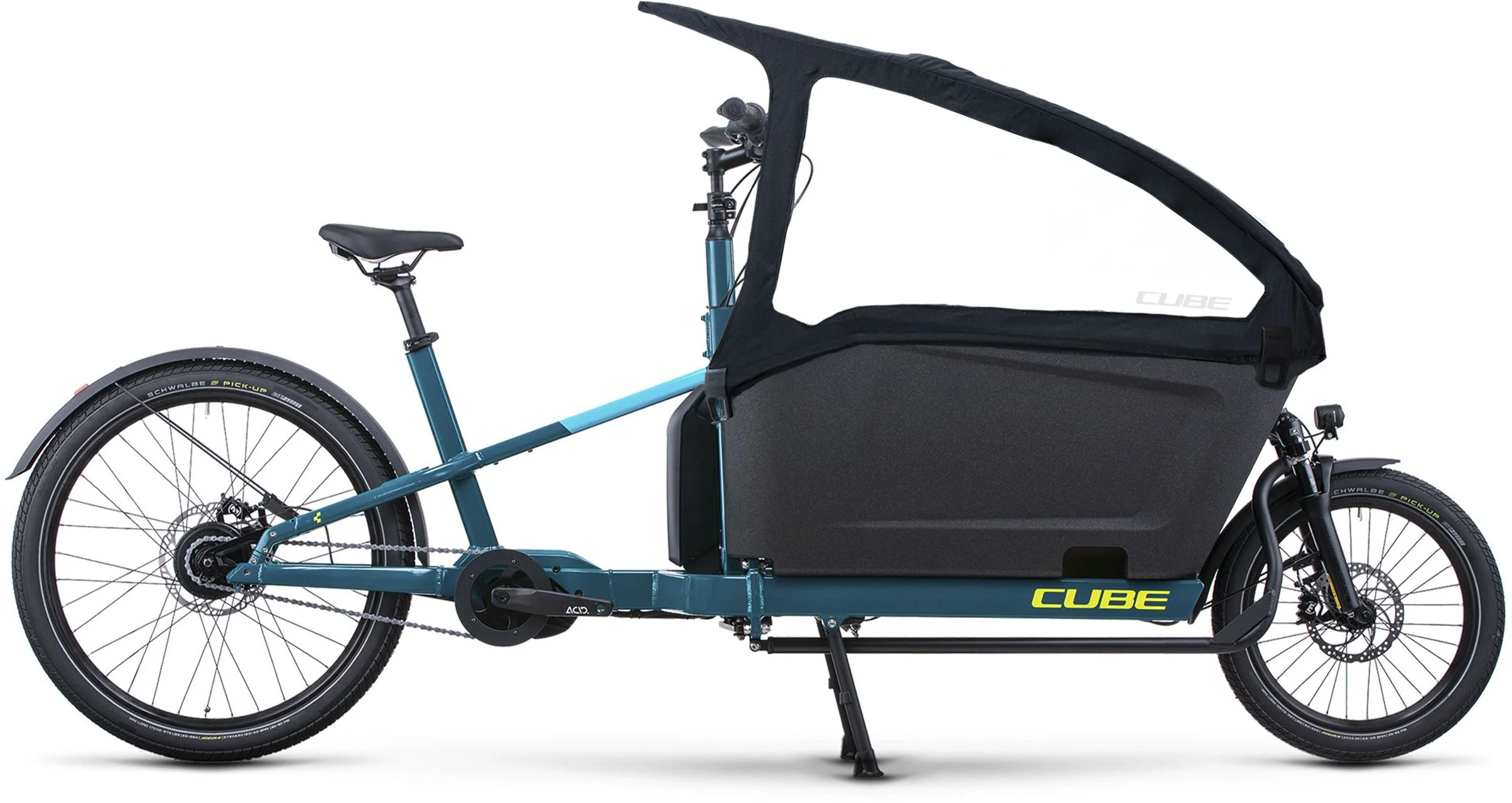 CUBE CARGO HYBRID 500 BLUE/LIME - Image 13