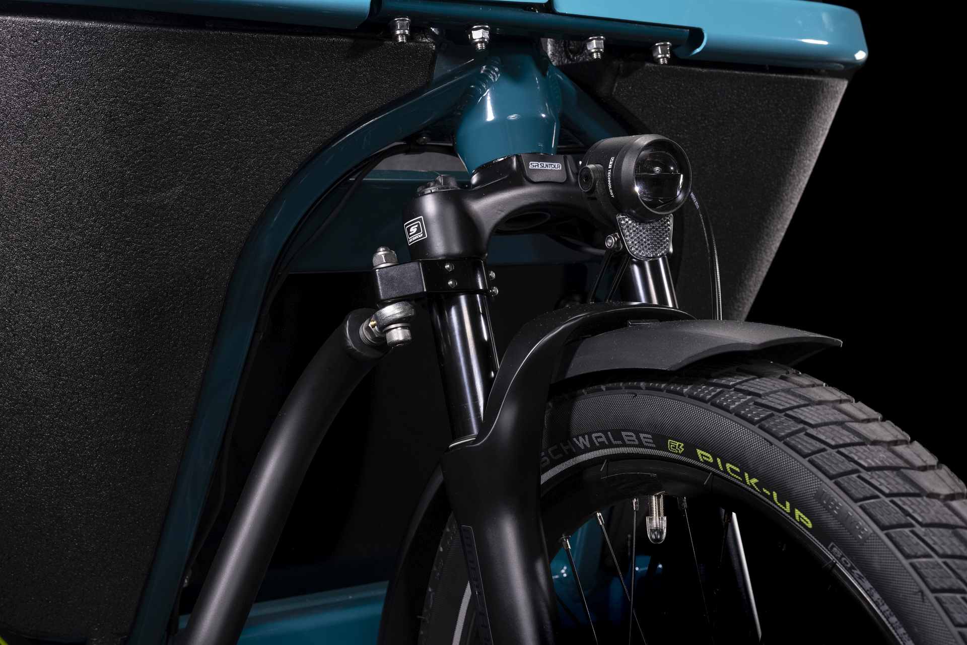 CUBE CARGO HYBRID 500 BLUE/LIME - Image 2
