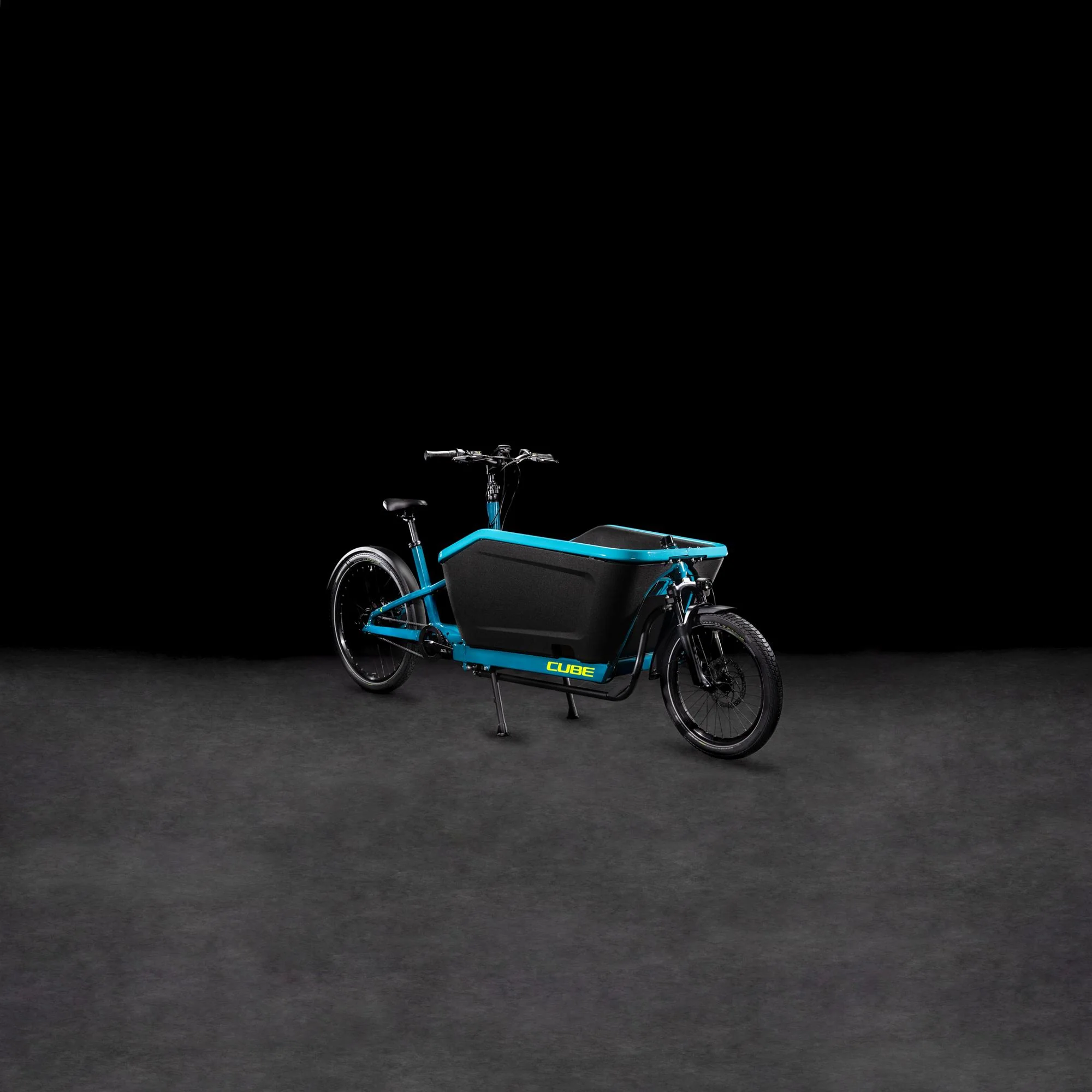 CUBE Cargo Sport Dual Hybrid 1000 Blue/Lime - Image 10