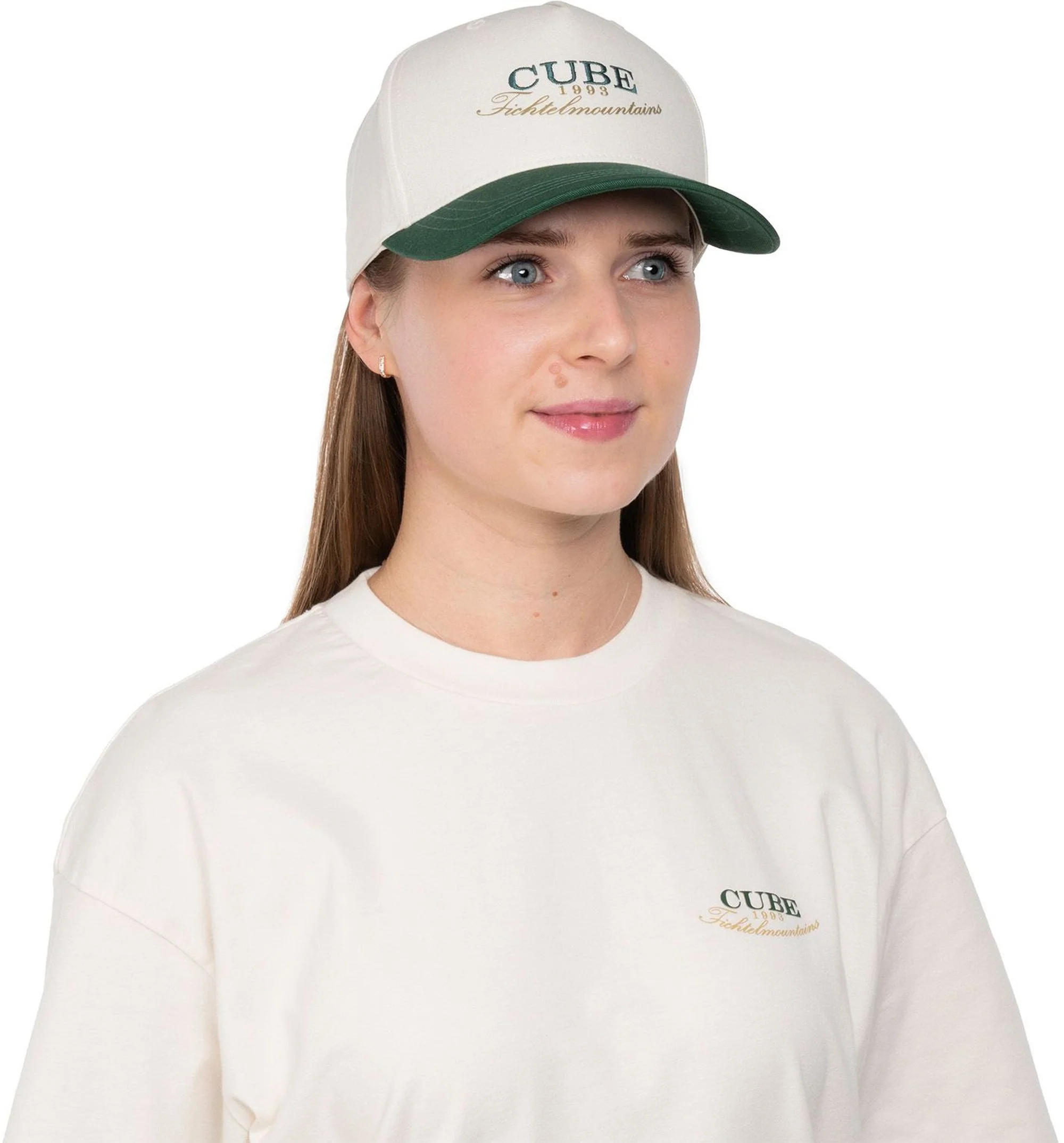 CUBE CLUB CAP CREME/GREEN - Image 6