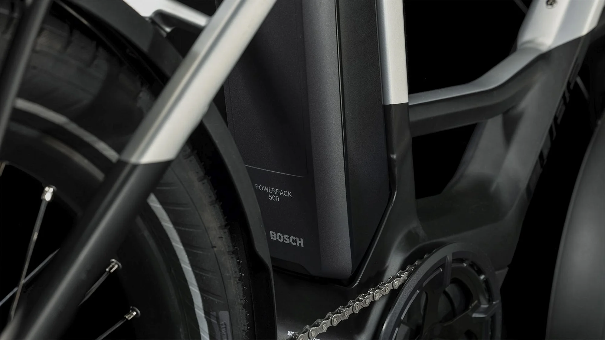 CUBE COMPACT SPORT HYBRID 500 BLACK/POLARSILVER - Image 4